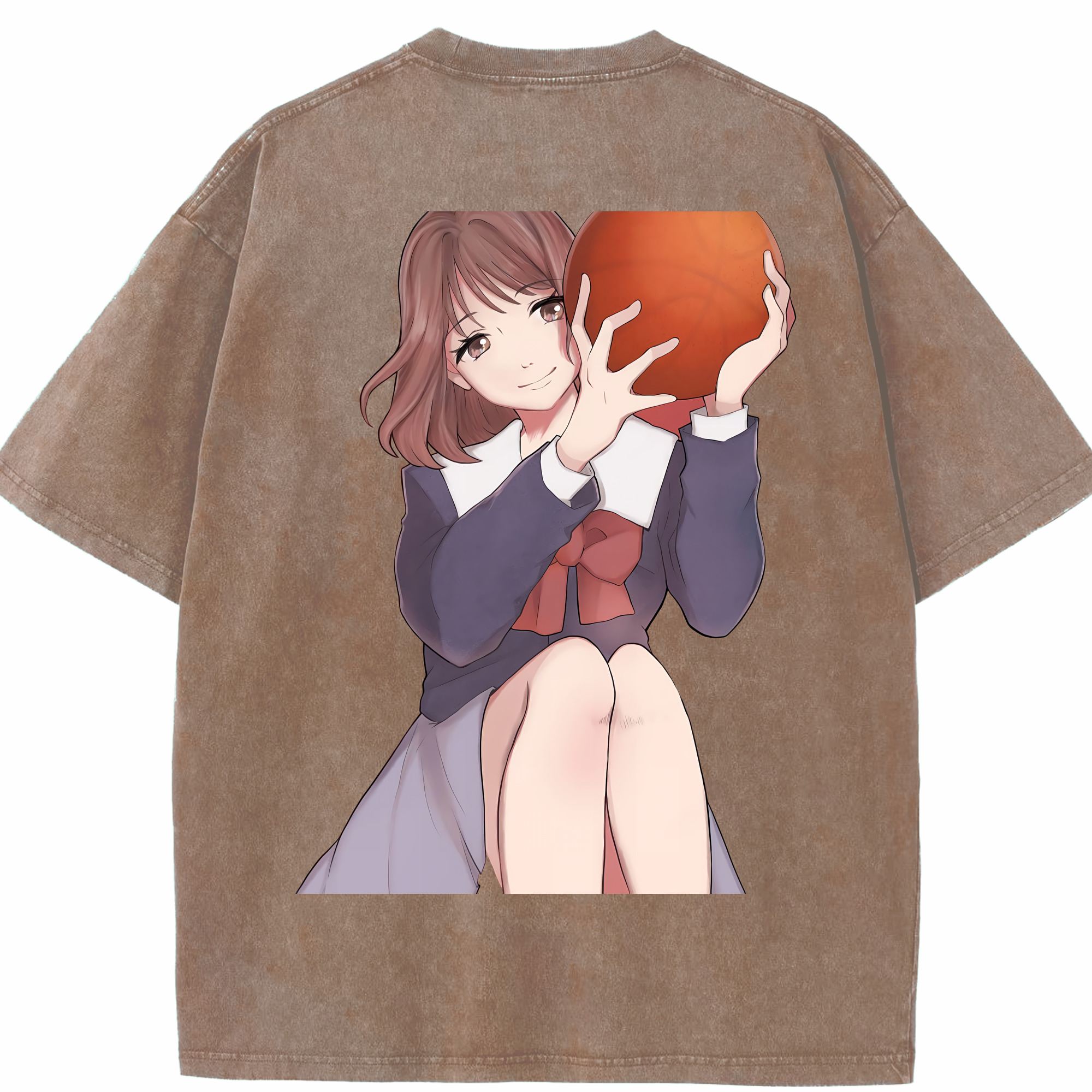 （画像用） SLAM DUNK／スラムダンク 綿100% ヴィンテージ風 半袖Tシャツ（背面プリント）