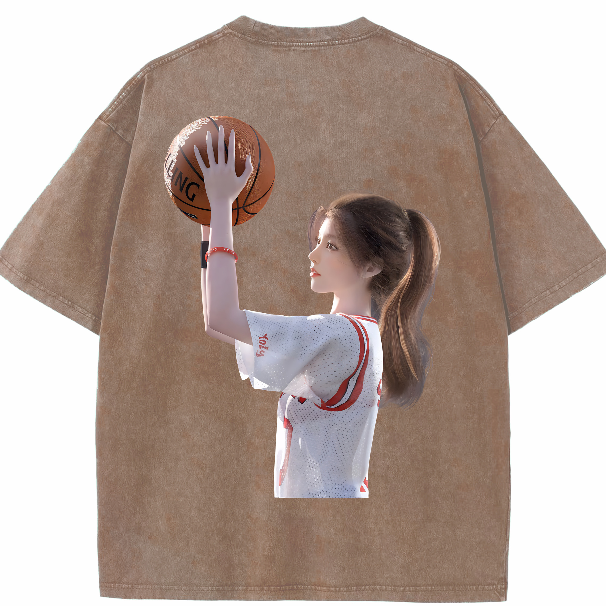 （画像用） SLAM DUNK／スラムダンク 綿100% ヴィンテージ風 半袖Tシャツ（背面プリント）