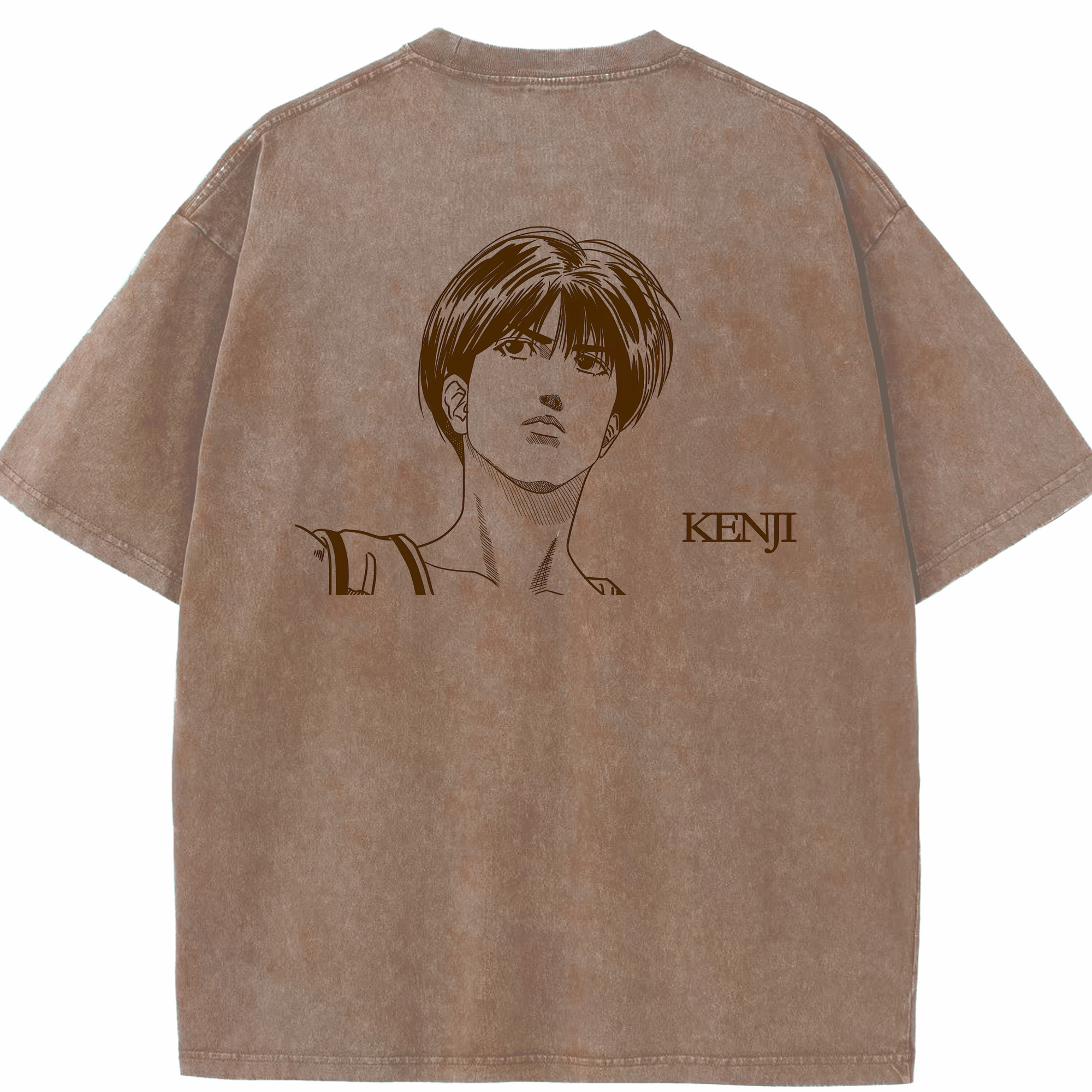（画像用） SLAM DUNK／スラムダンク 綿100% ヴィンテージ風 半袖Tシャツ（背面プリント）