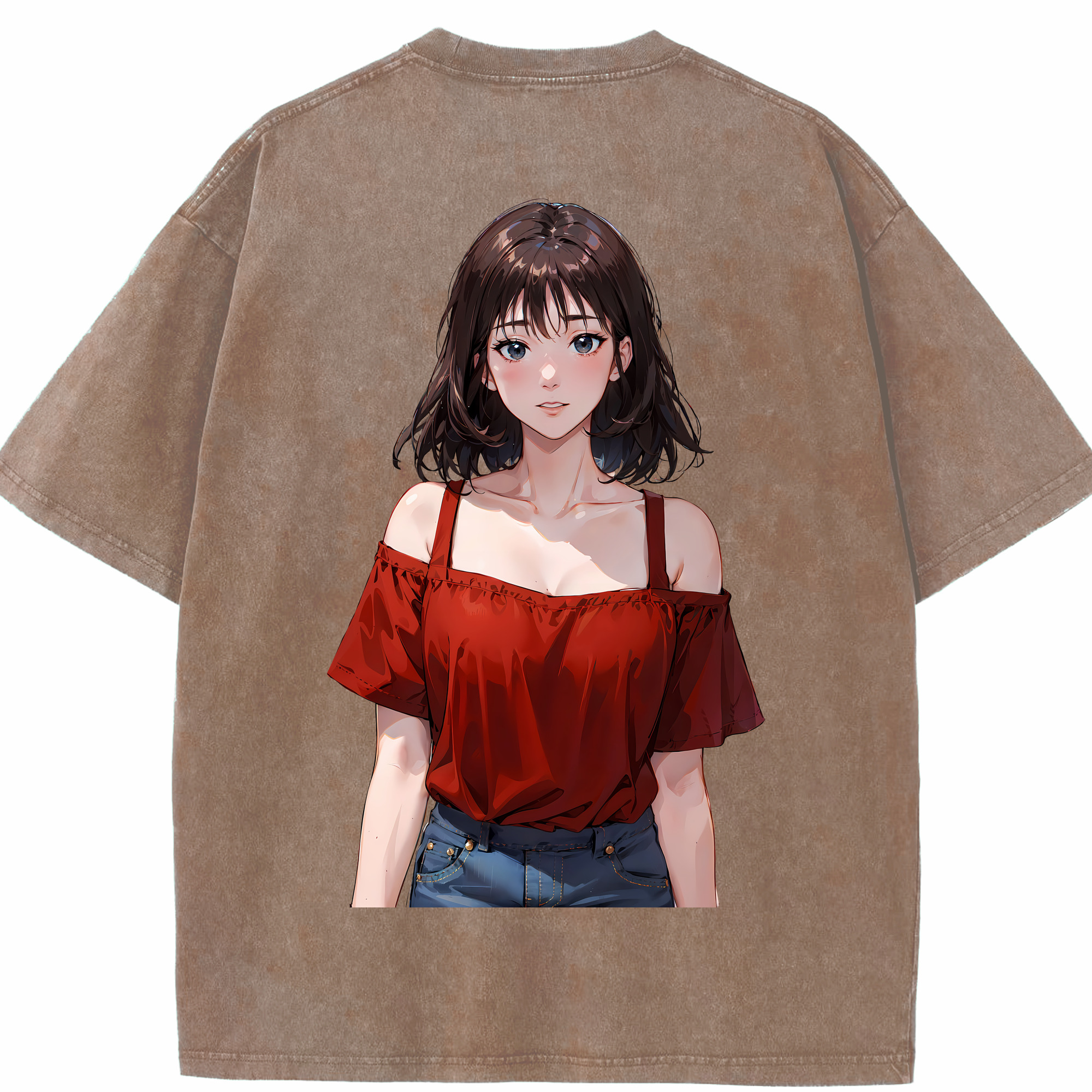 （画像用） SLAM DUNK／スラムダンク 綿100% ヴィンテージ風 半袖Tシャツ（背面プリント）