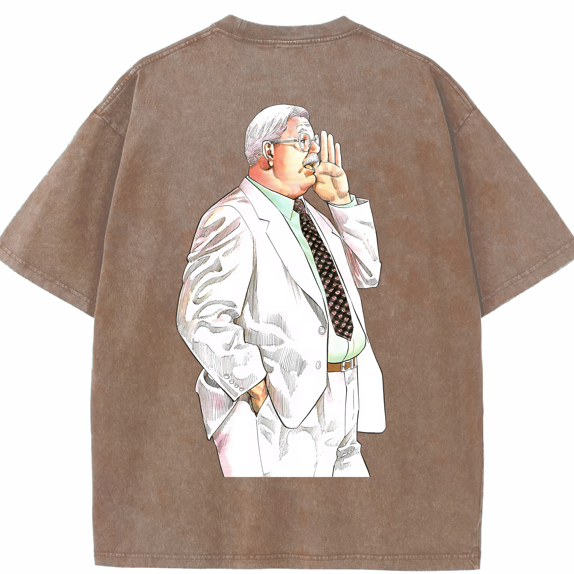 SLAM DUNK／スラムダンク 綿100% ヴィンテージ風 半袖Tシャツ（背面プリント）