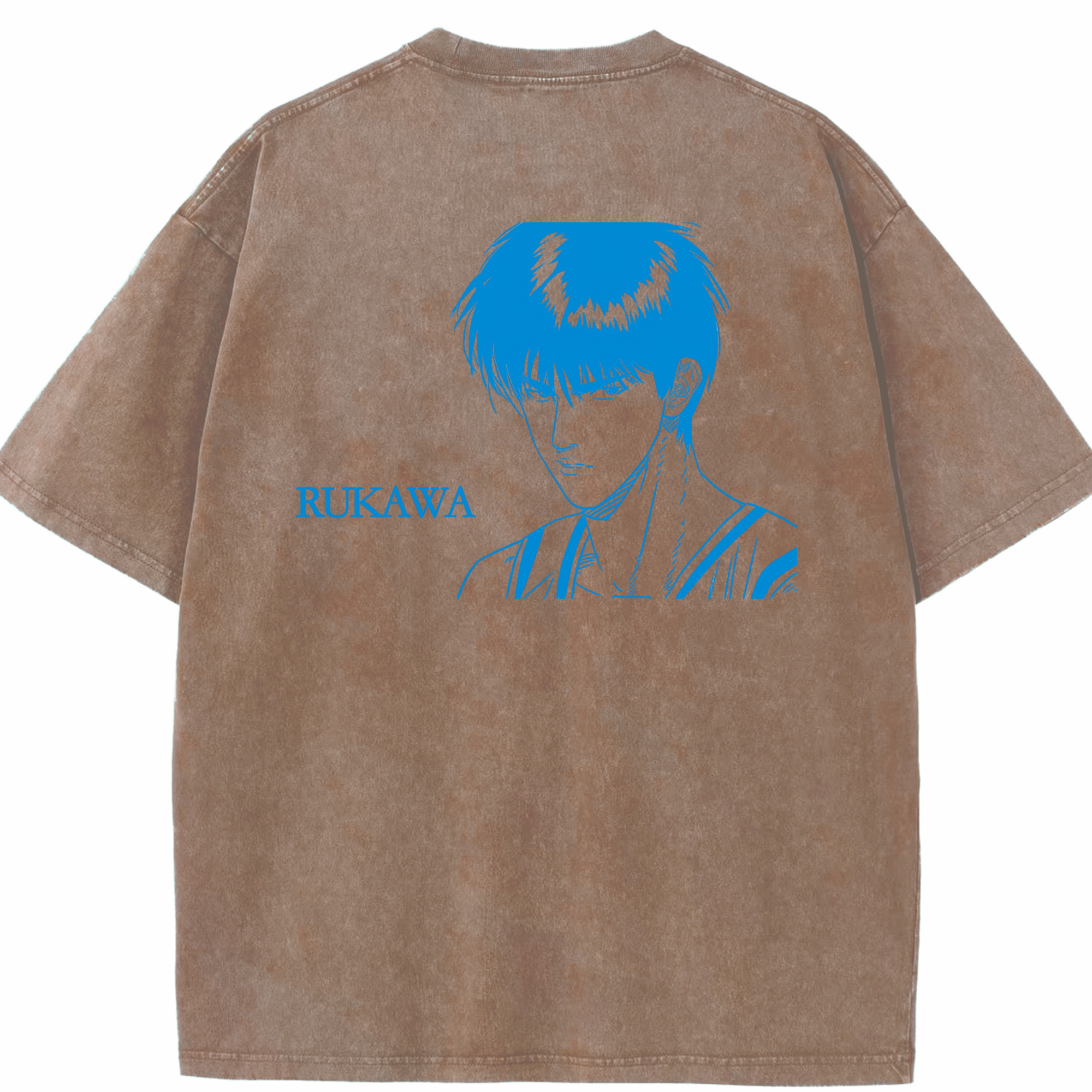 （画像用） SLAM DUNK／スラムダンク 綿100% ヴィンテージ風 半袖Tシャツ（背面プリント）