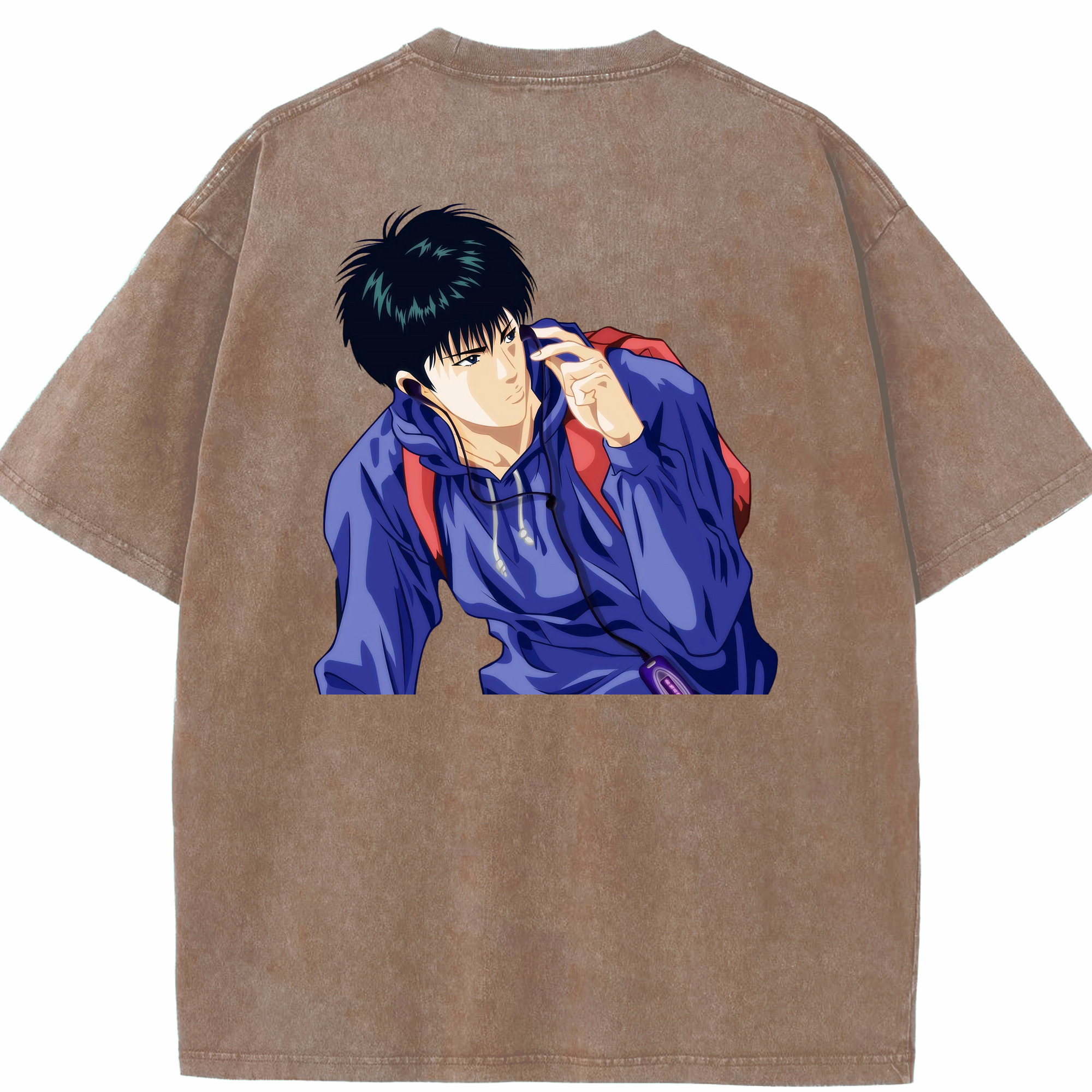 （画像用） SLAM DUNK／スラムダンク 綿100% ヴィンテージ風 半袖Tシャツ（背面プリント）