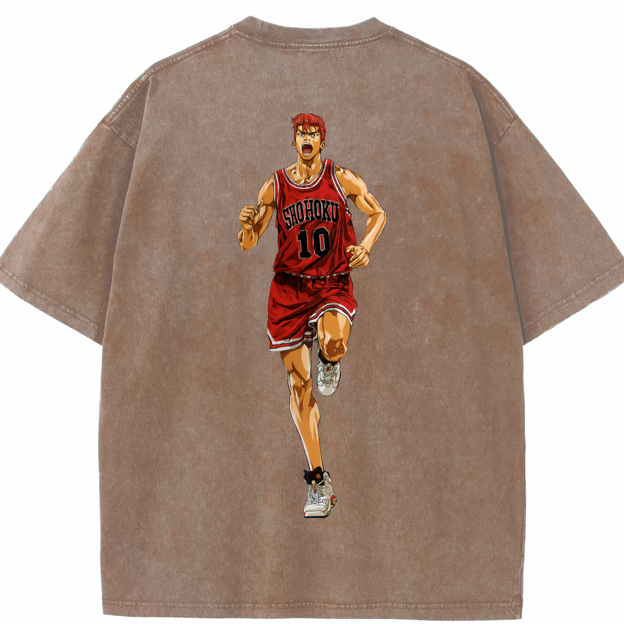 （画像用） SLAM DUNK／スラムダンク 綿100% ヴィンテージ風 半袖Tシャツ（背面プリント）
