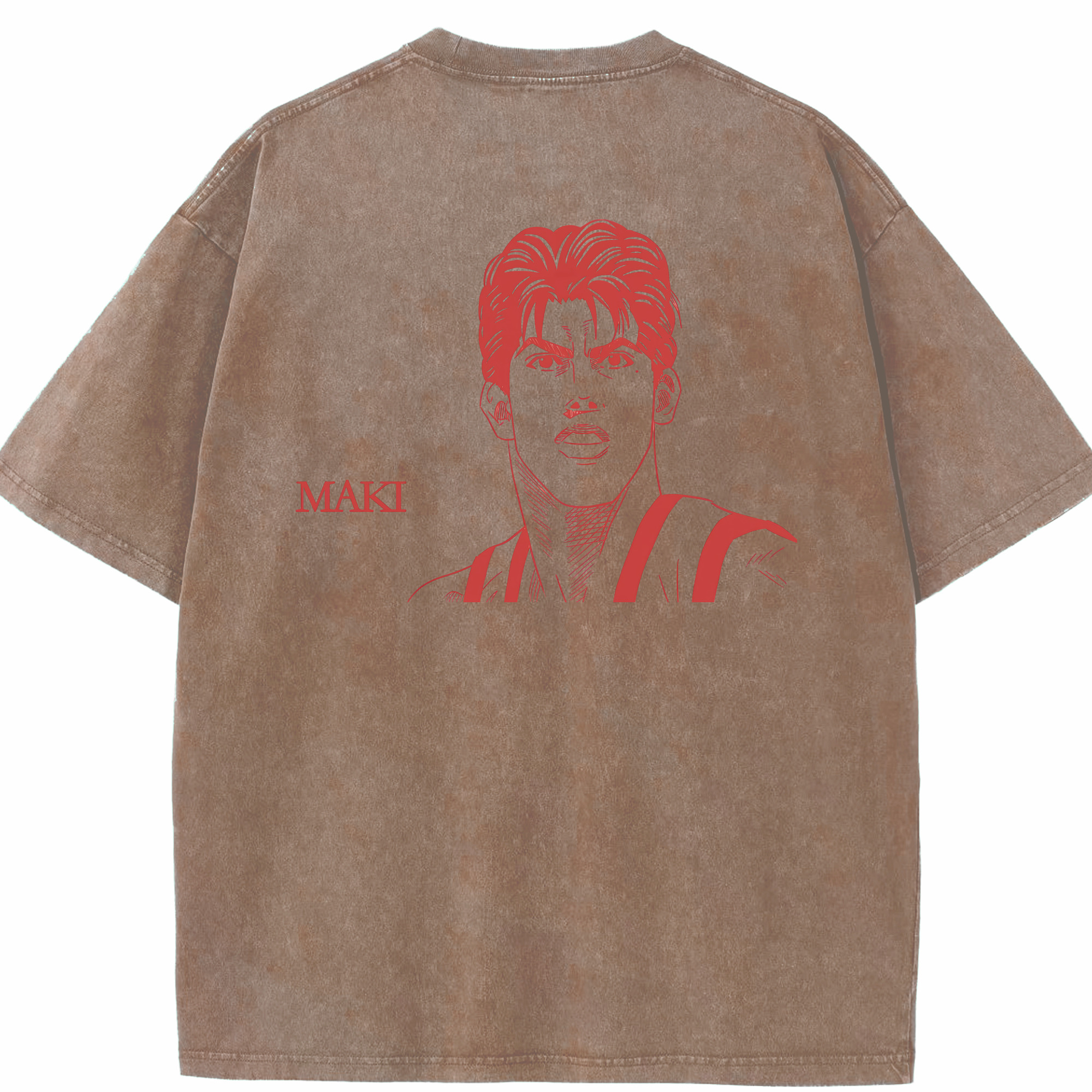 （画像用） SLAM DUNK／スラムダンク 綿100% ヴィンテージ風 半袖Tシャツ（背面プリント）