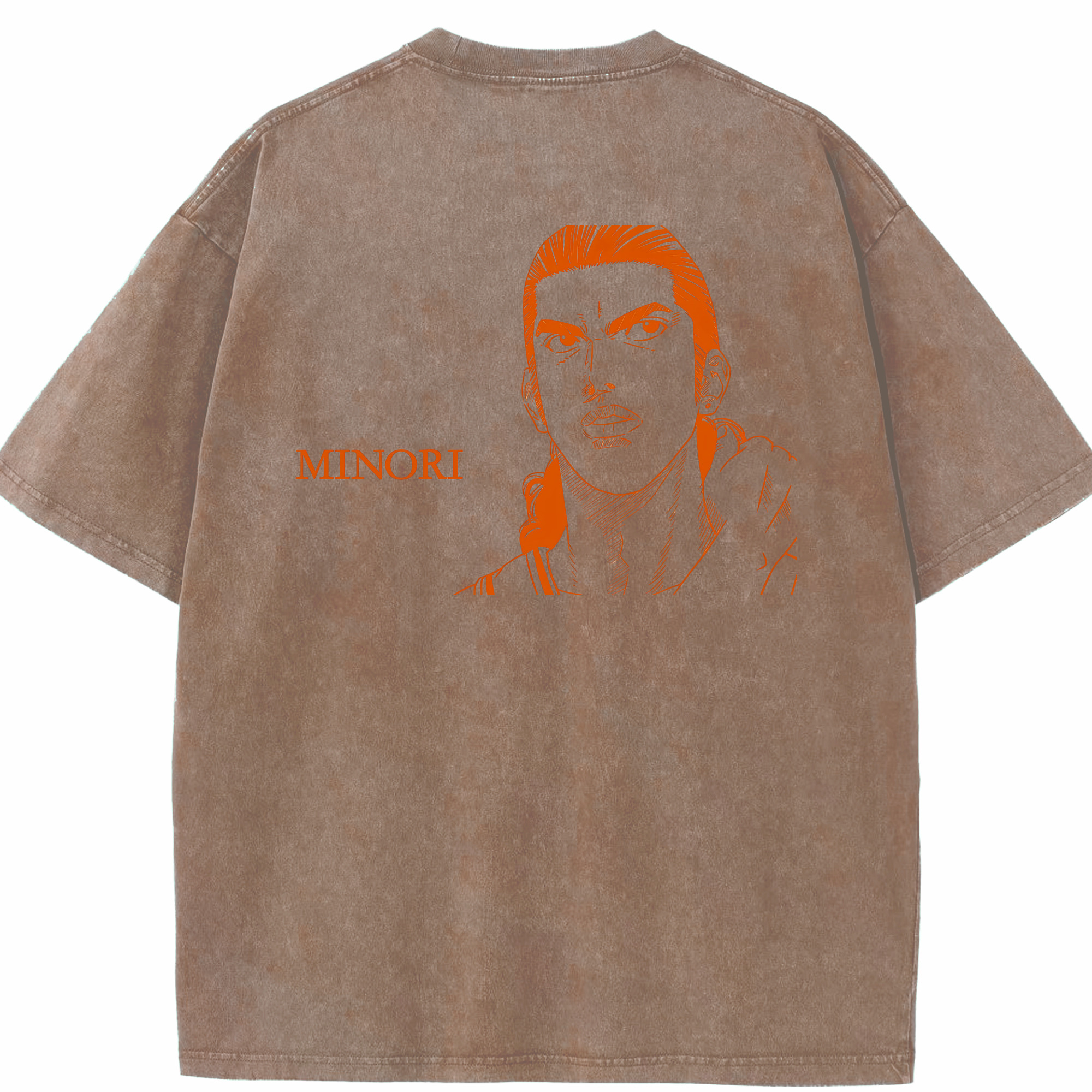 （画像用） SLAM DUNK／スラムダンク 綿100% ヴィンテージ風 半袖Tシャツ（背面プリント）