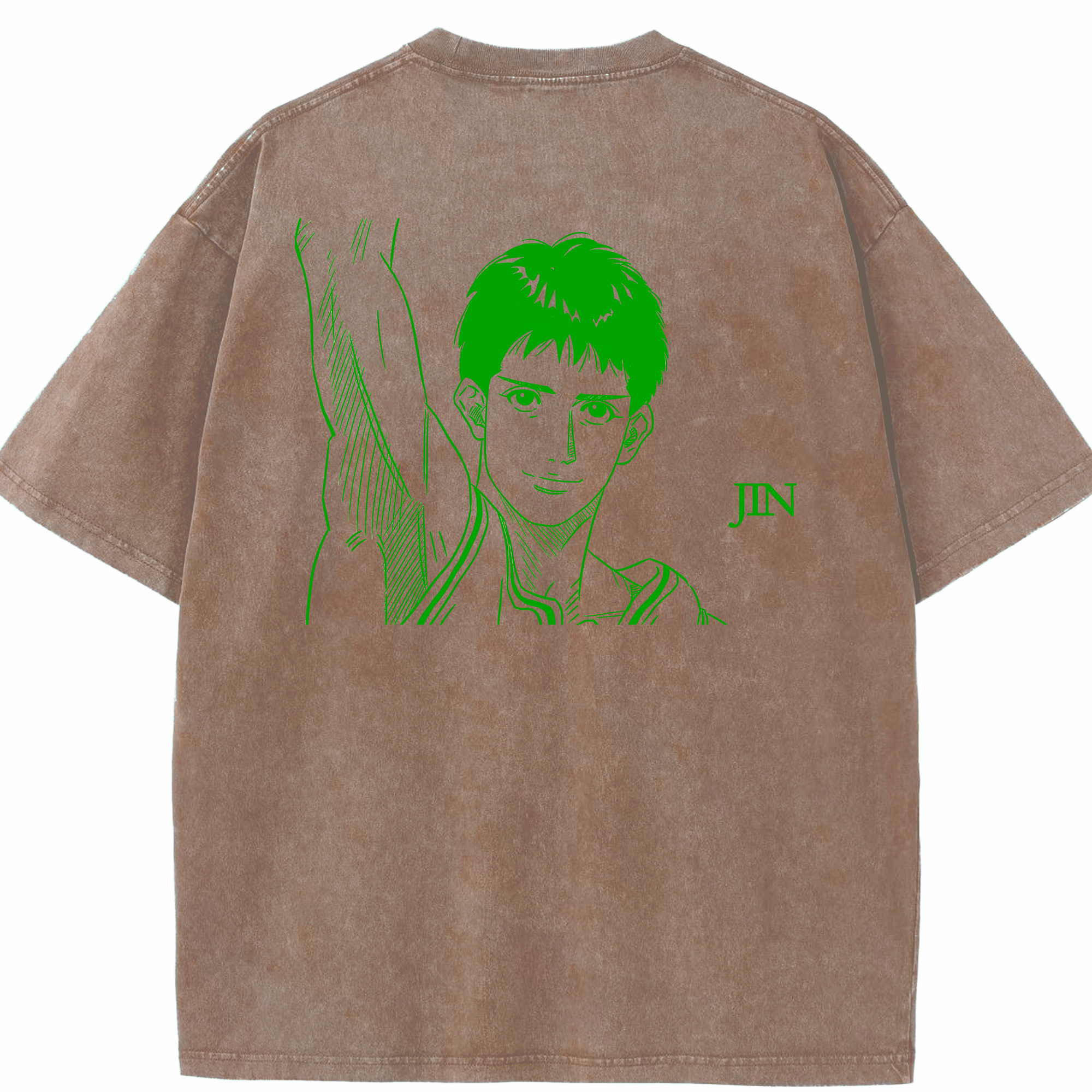 （画像用） SLAM DUNK／スラムダンク 綿100% ヴィンテージ風 半袖Tシャツ（背面プリント）