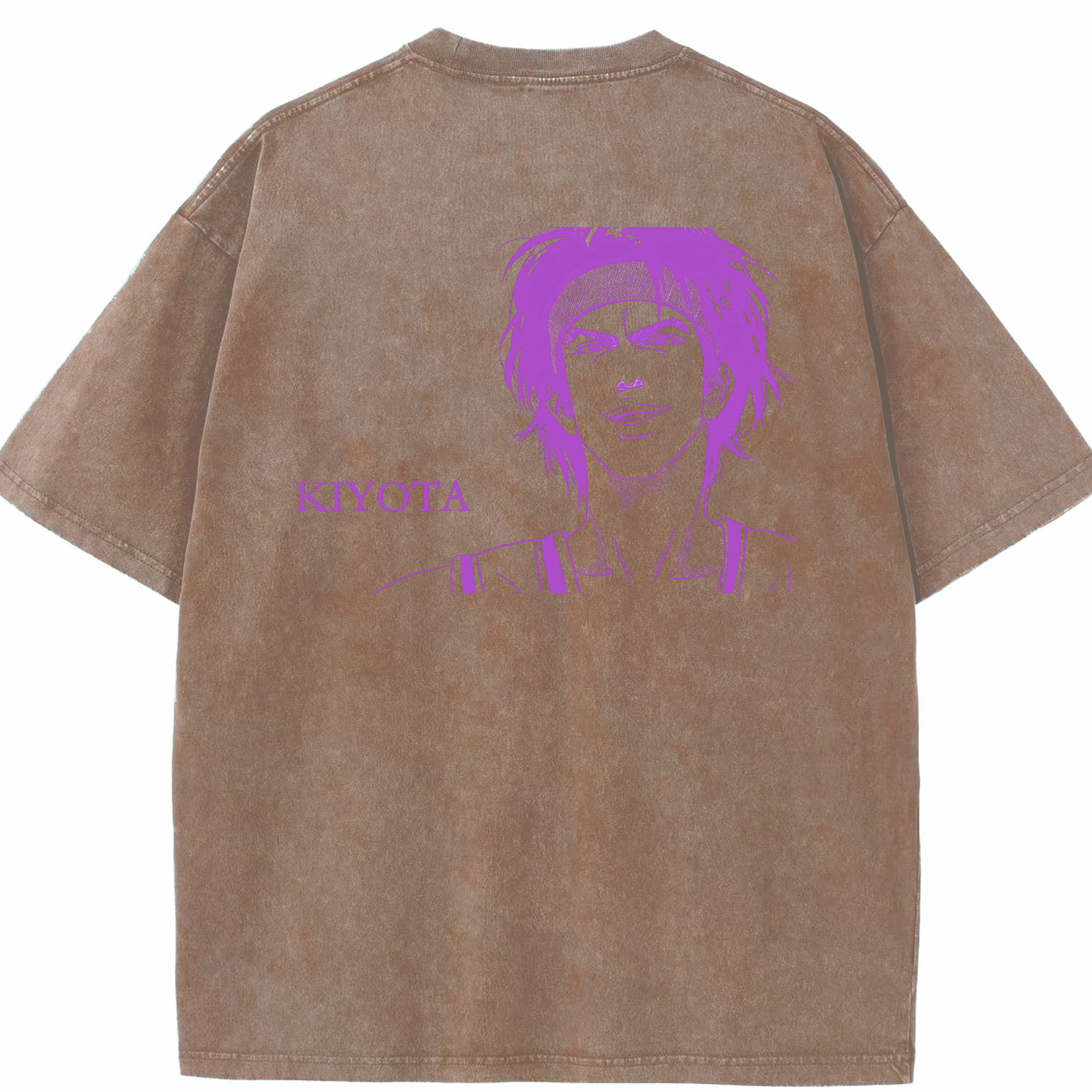 （画像用） SLAM DUNK／スラムダンク 綿100% ヴィンテージ風 半袖Tシャツ（背面プリント）