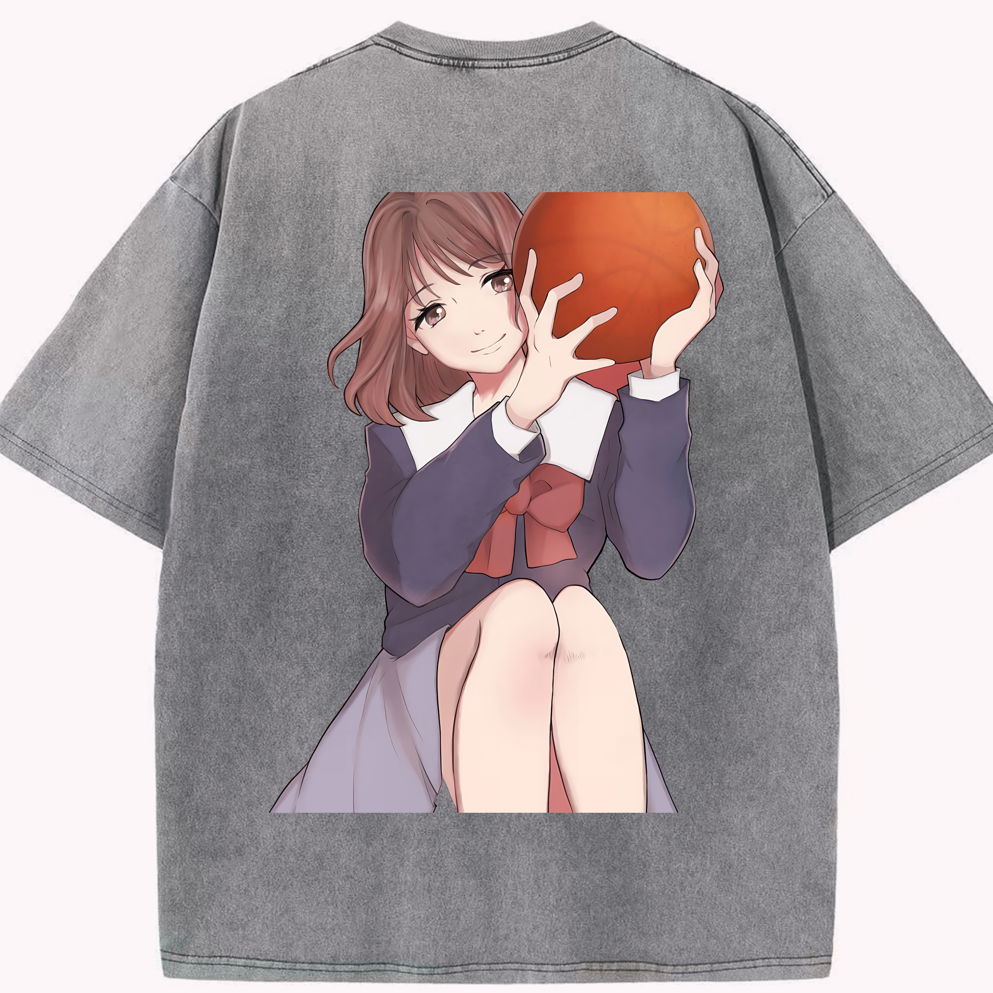 （画像用） SLAM DUNK／スラムダンク 綿100% ヴィンテージ風 半袖Tシャツ（背面プリント）