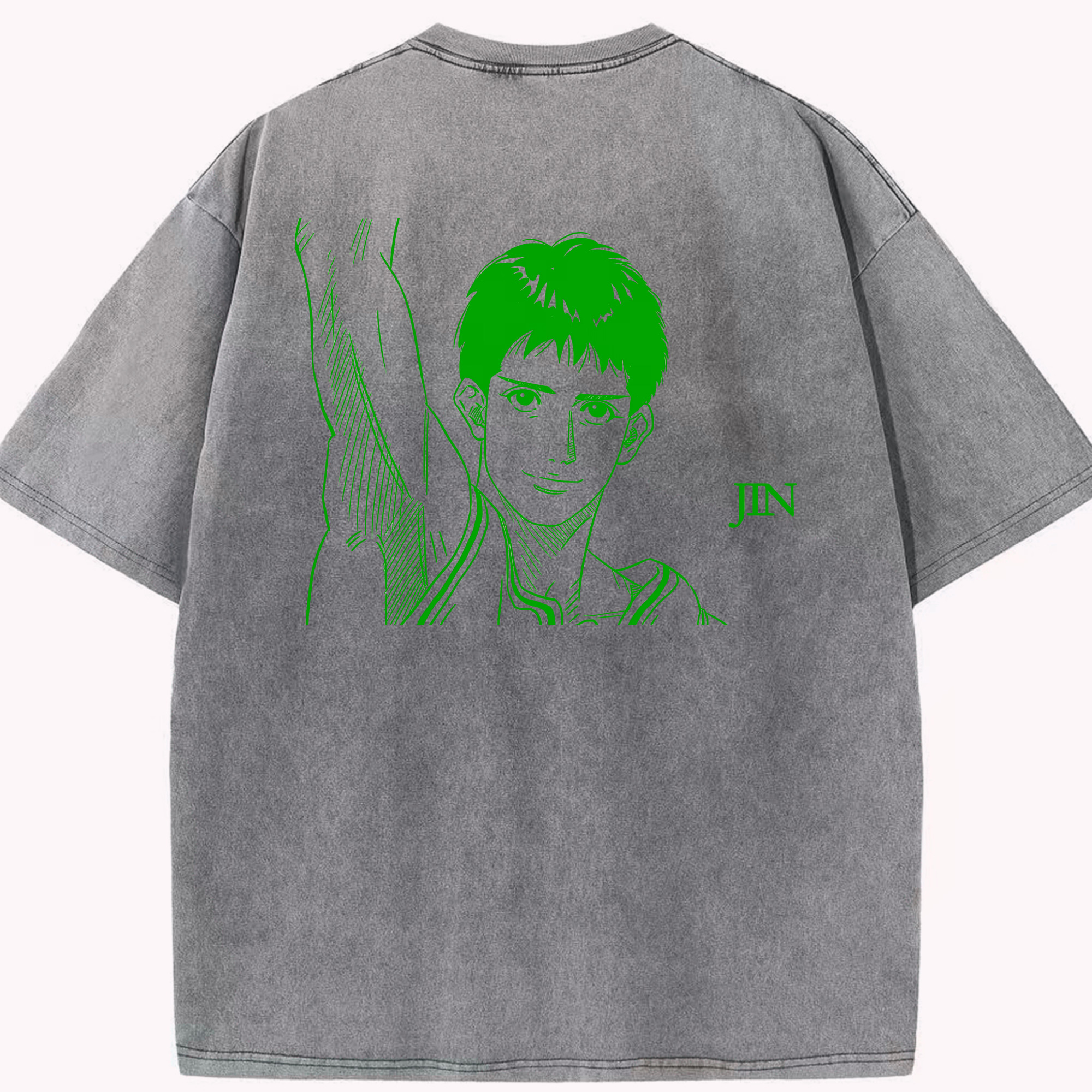 （画像用） SLAM DUNK／スラムダンク 綿100% ヴィンテージ風 半袖Tシャツ（背面プリント）