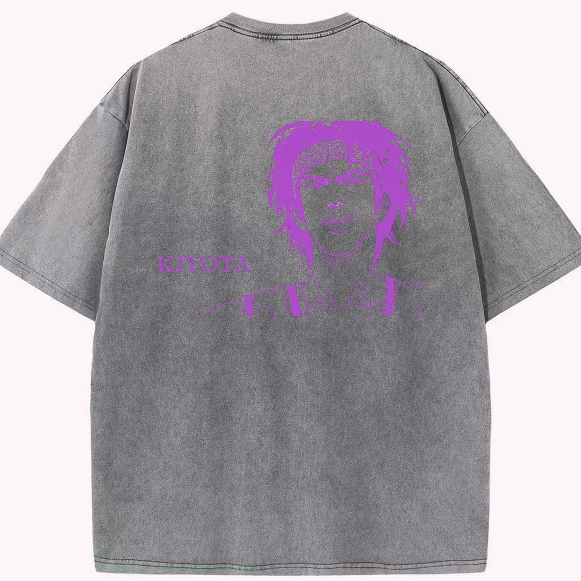 （画像用） SLAM DUNK／スラムダンク 綿100% ヴィンテージ風 半袖Tシャツ（背面プリント）