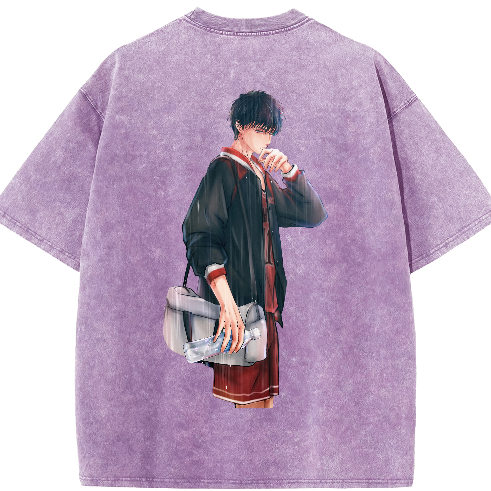 （画像用） SLAM DUNK／スラムダンク 綿100% ヴィンテージ風 半袖Tシャツ（背面プリント）