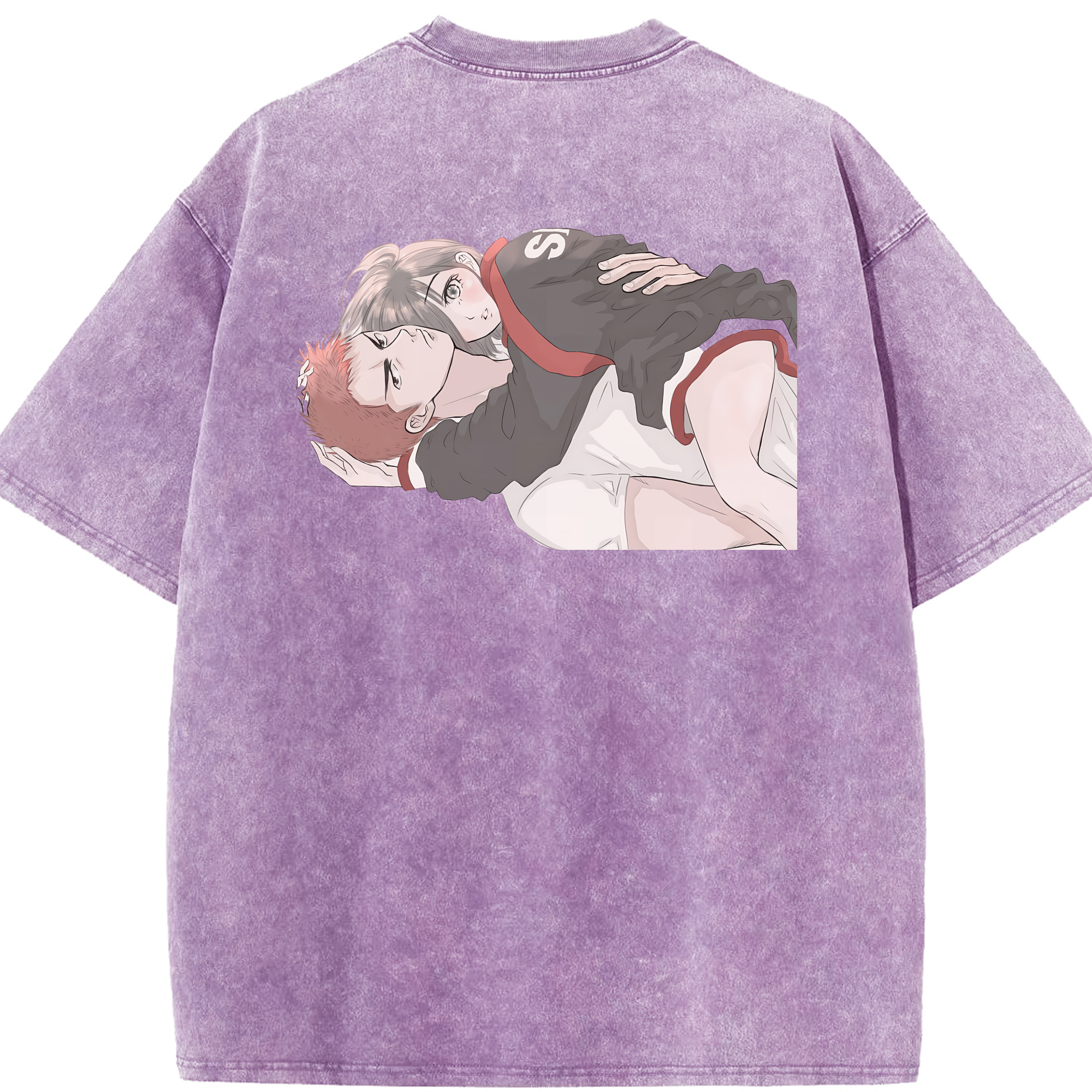 （画像用） SLAM DUNK／スラムダンク 綿100% ヴィンテージ風 半袖Tシャツ（背面プリント）