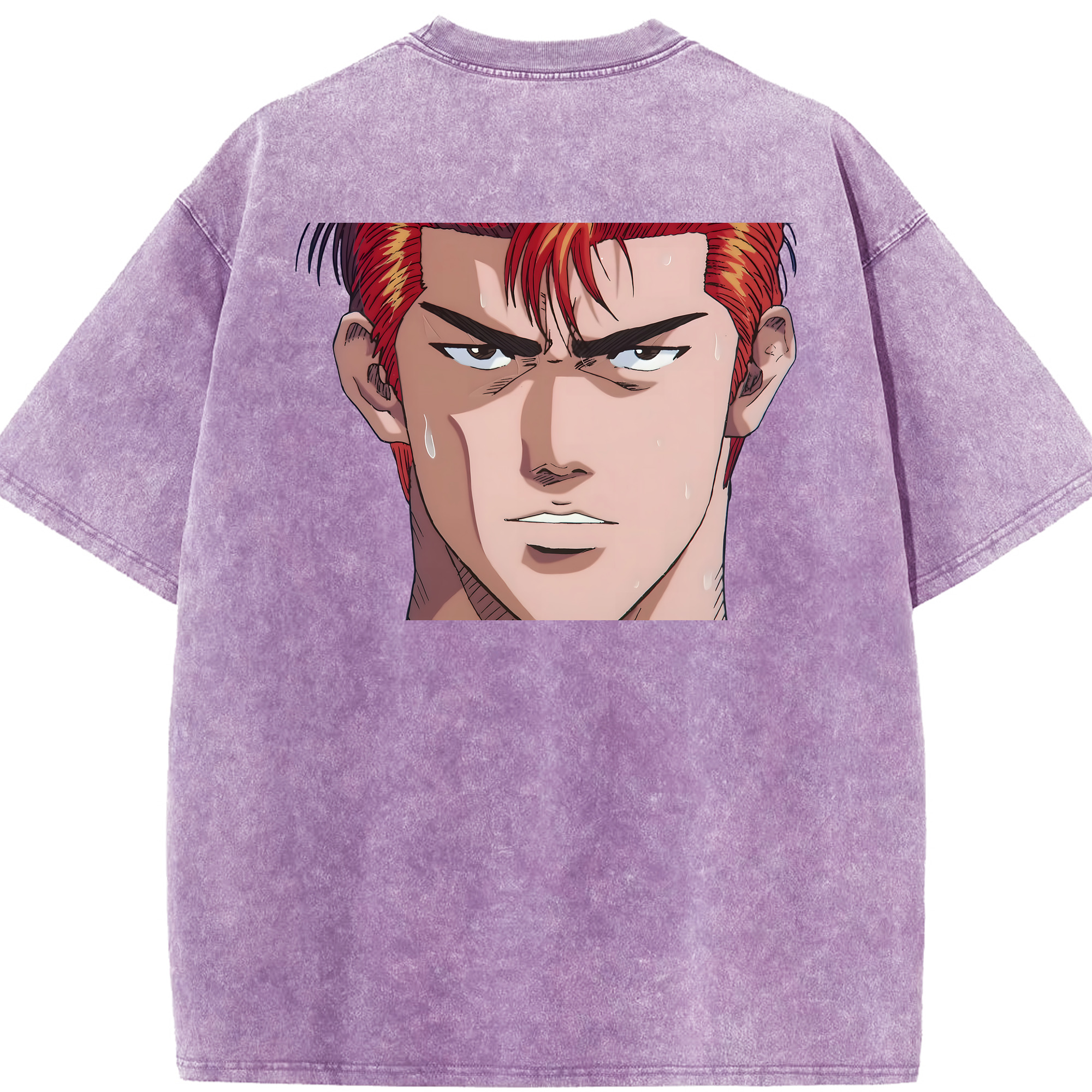 （画像用） SLAM DUNK／スラムダンク 綿100% ヴィンテージ風 半袖Tシャツ（背面プリント）