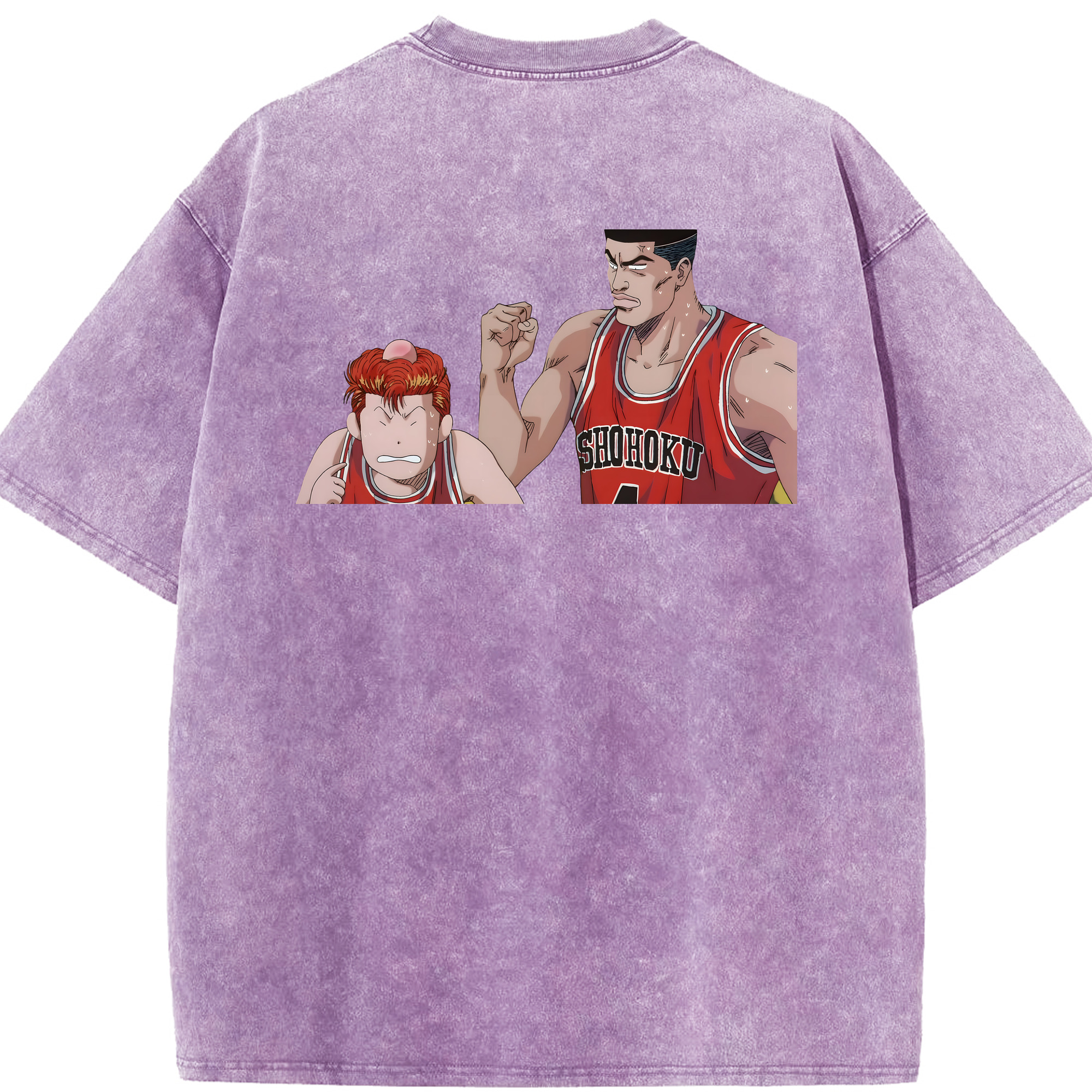 （画像用） SLAM DUNK／スラムダンク 綿100% ヴィンテージ風 半袖Tシャツ（背面プリント）