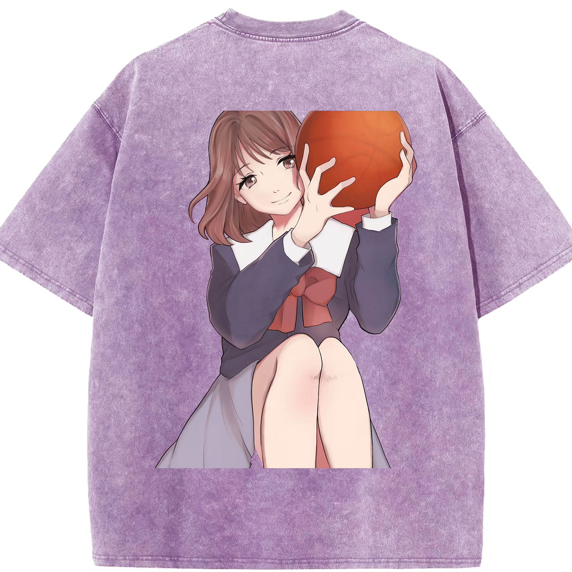 （画像用） SLAM DUNK／スラムダンク 綿100% ヴィンテージ風 半袖Tシャツ（背面プリント）