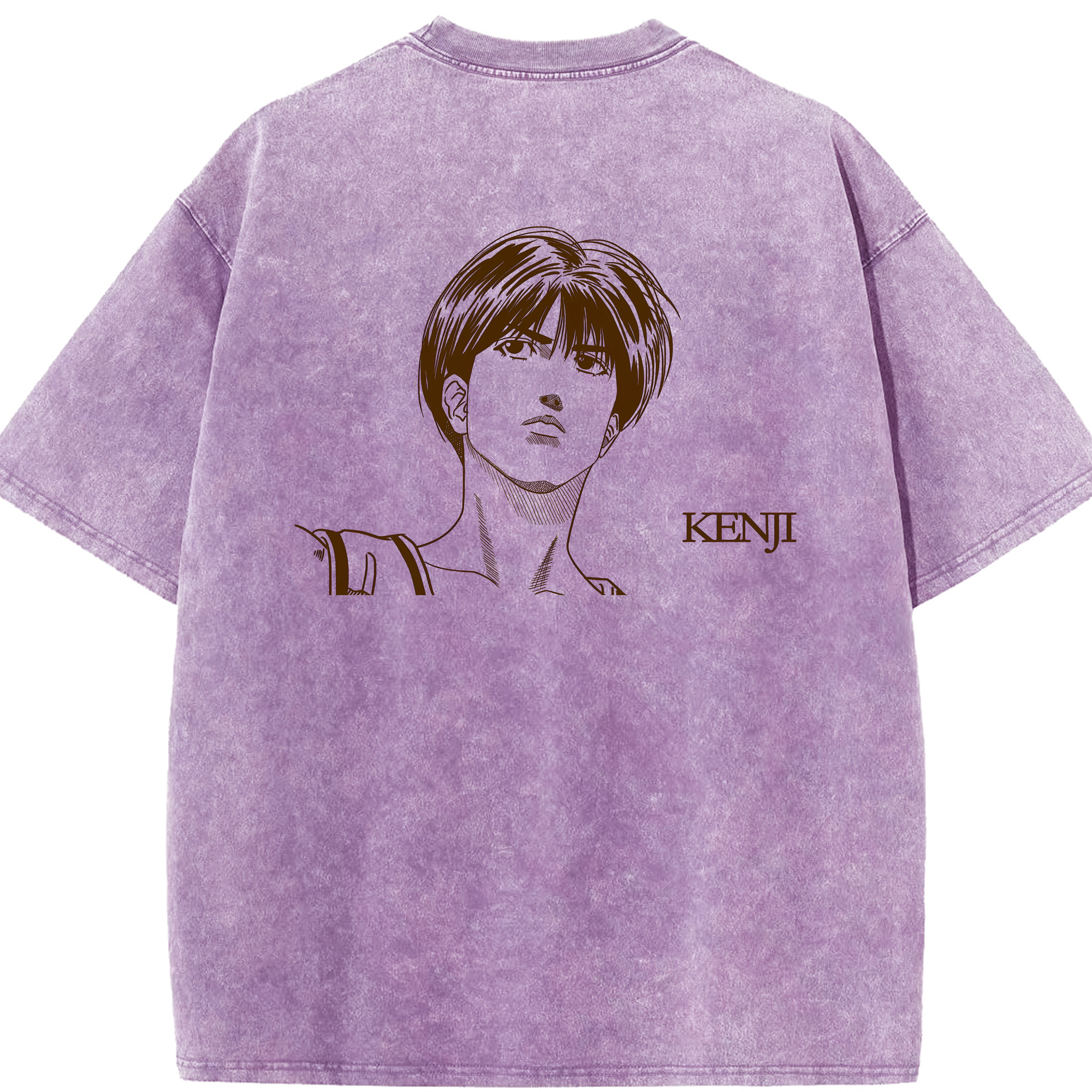（画像用） SLAM DUNK／スラムダンク 綿100% ヴィンテージ風 半袖Tシャツ（背面プリント）