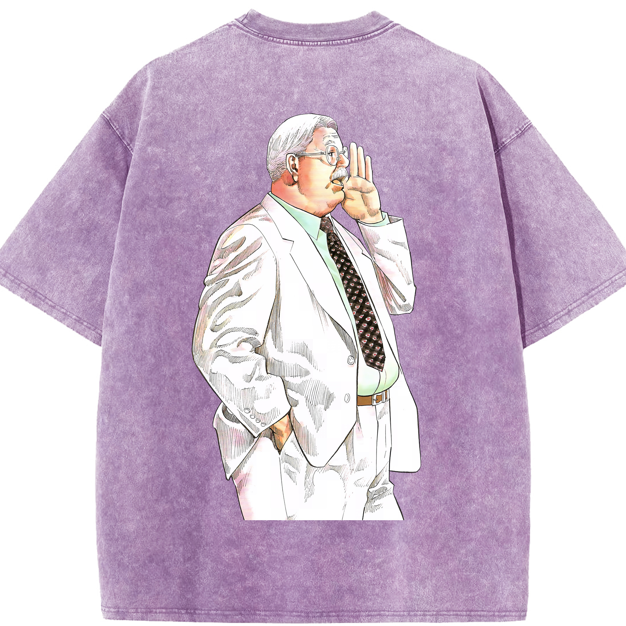 SLAM DUNK／スラムダンク 綿100% ヴィンテージ風 半袖Tシャツ（背面プリント）