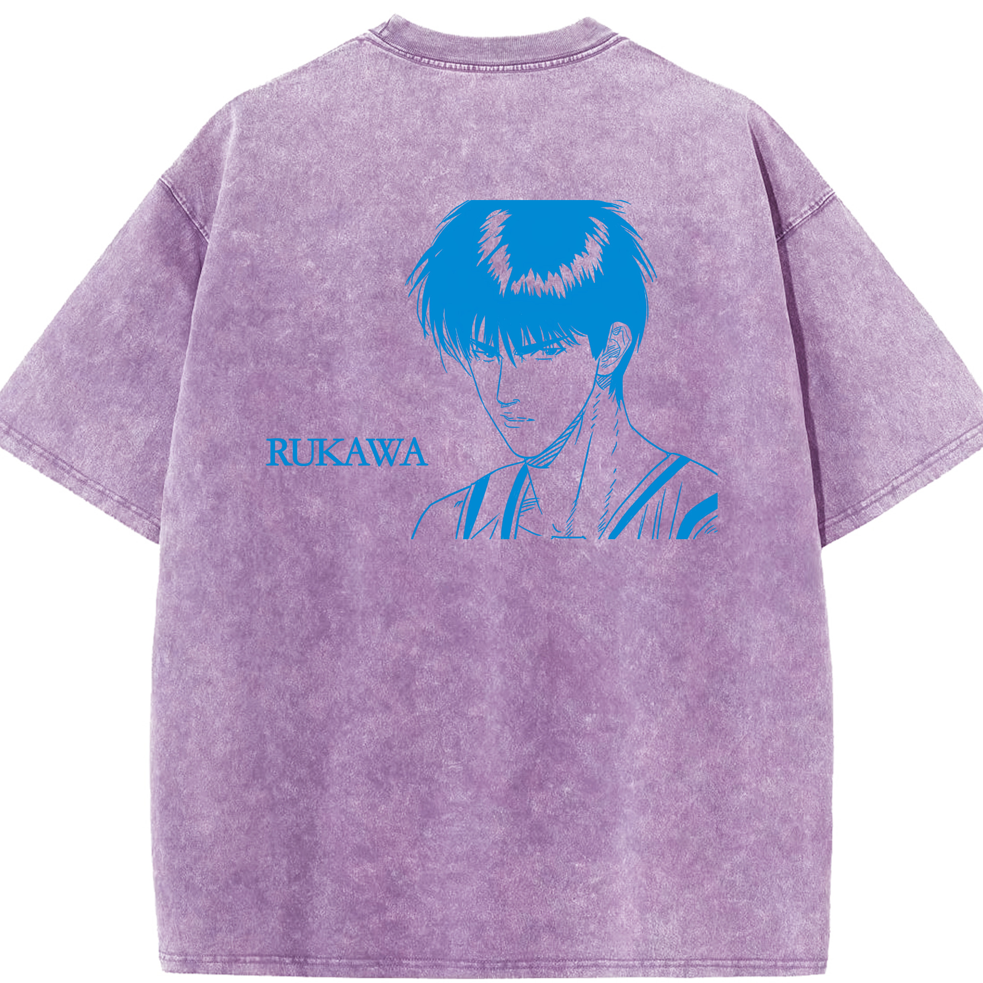（画像用） SLAM DUNK／スラムダンク 綿100% ヴィンテージ風 半袖Tシャツ（背面プリント）