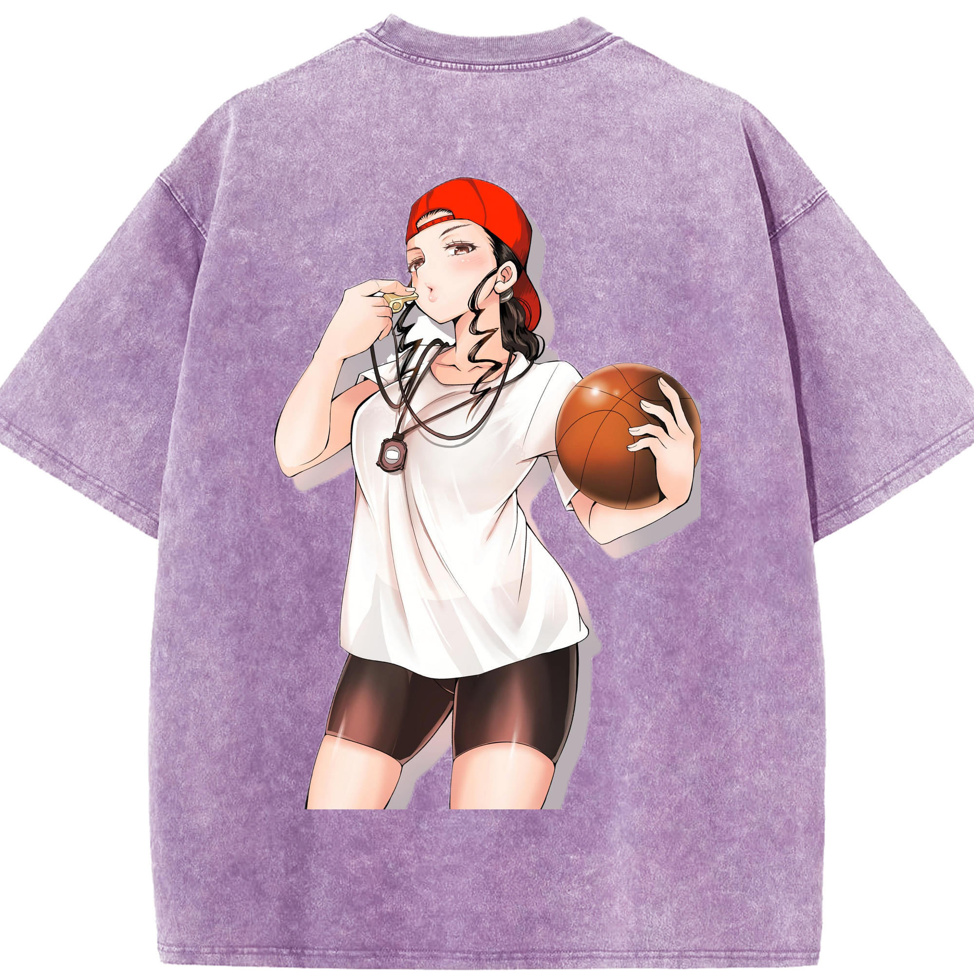 SLAM DUNK／スラムダンク 綿100% ヴィンテージ風 半袖Tシャツ（背面プリント）