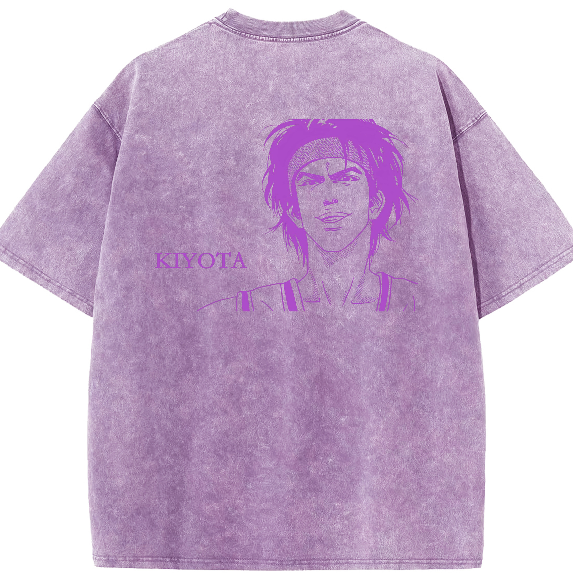 （画像用） SLAM DUNK／スラムダンク 綿100% ヴィンテージ風 半袖Tシャツ（背面プリント）