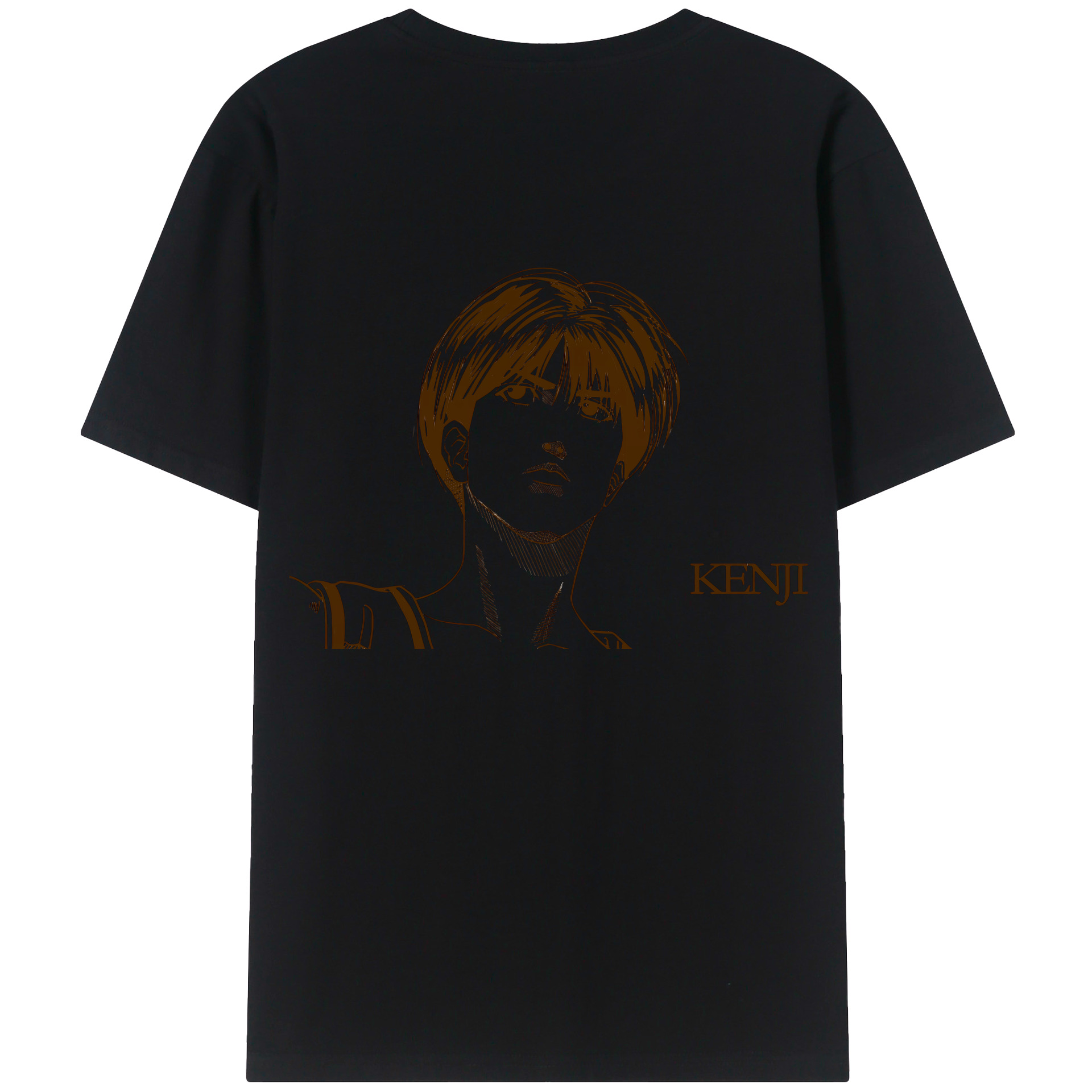 （画像用） SLAM DUNK／スラムダンク 綿100％ メンズ半袖Tシャツ（バックプリント） 通気性
