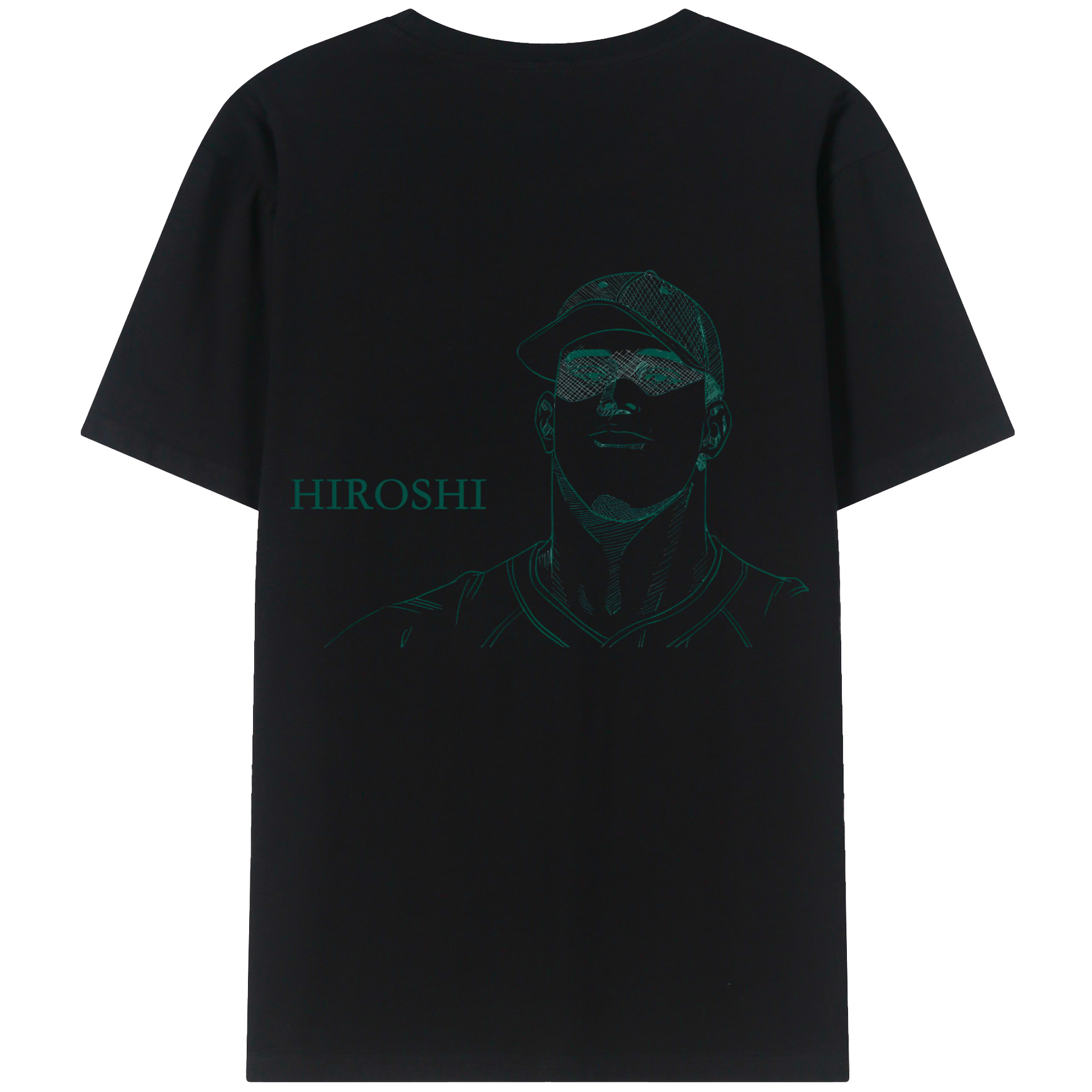 （画像用） SLAM DUNK／スラムダンク 綿100％ メンズ半袖Tシャツ（バックプリント） 通気性