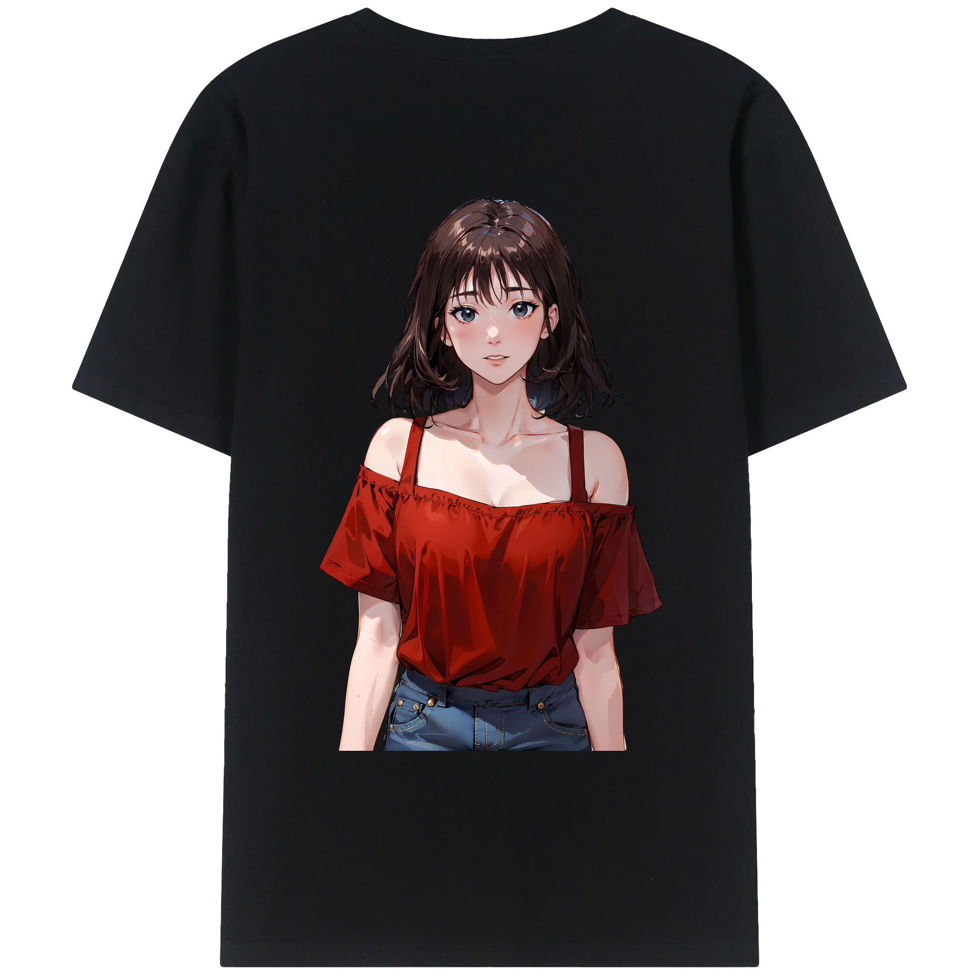 （画像用） SLAM DUNK／スラムダンク 綿100％ メンズ半袖Tシャツ（バックプリント） 通気性