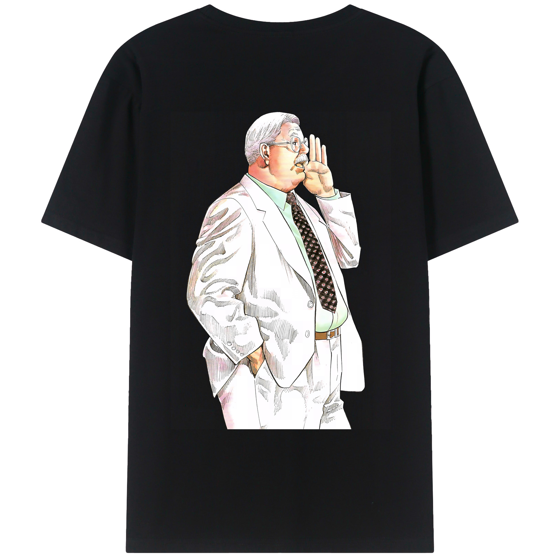 （画像用） SLAM DUNK／スラムダンク 綿100％ メンズ半袖Tシャツ（バックプリント） 通気性
