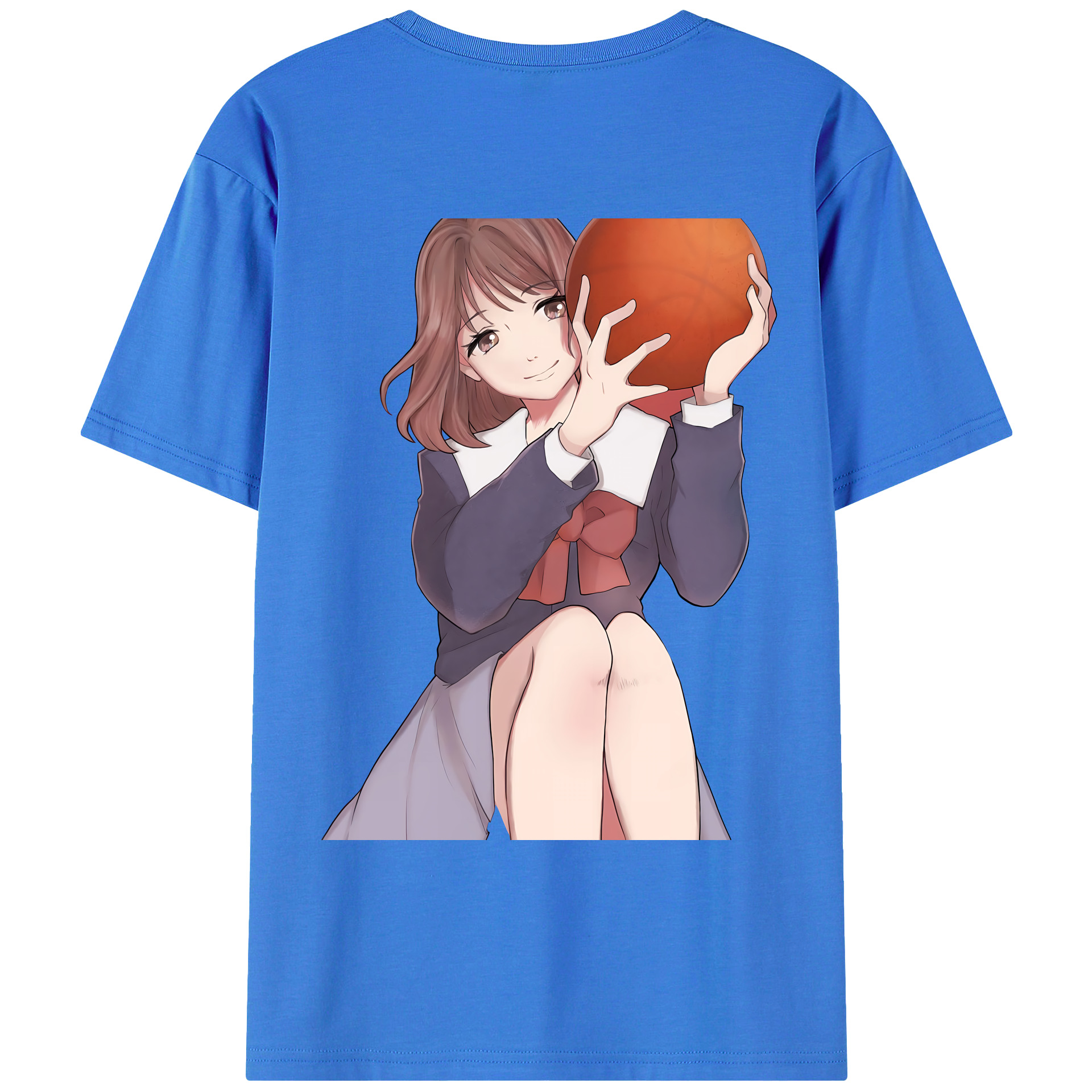 （画像用） SLAM DUNK／スラムダンク 綿100％ メンズ半袖Tシャツ（バックプリント） 通気性