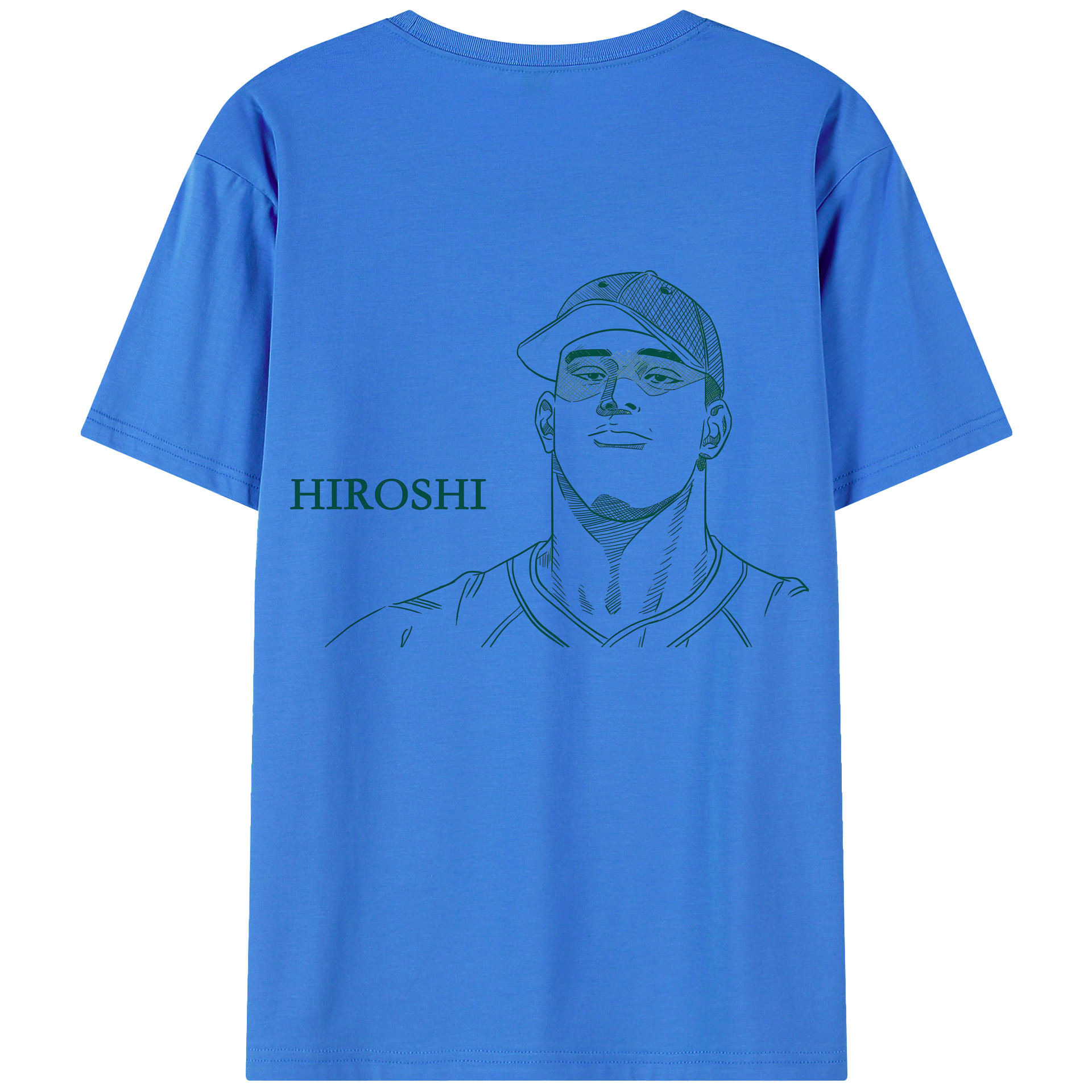 （画像用） SLAM DUNK／スラムダンク 綿100％ メンズ半袖Tシャツ（バックプリント） 通気性