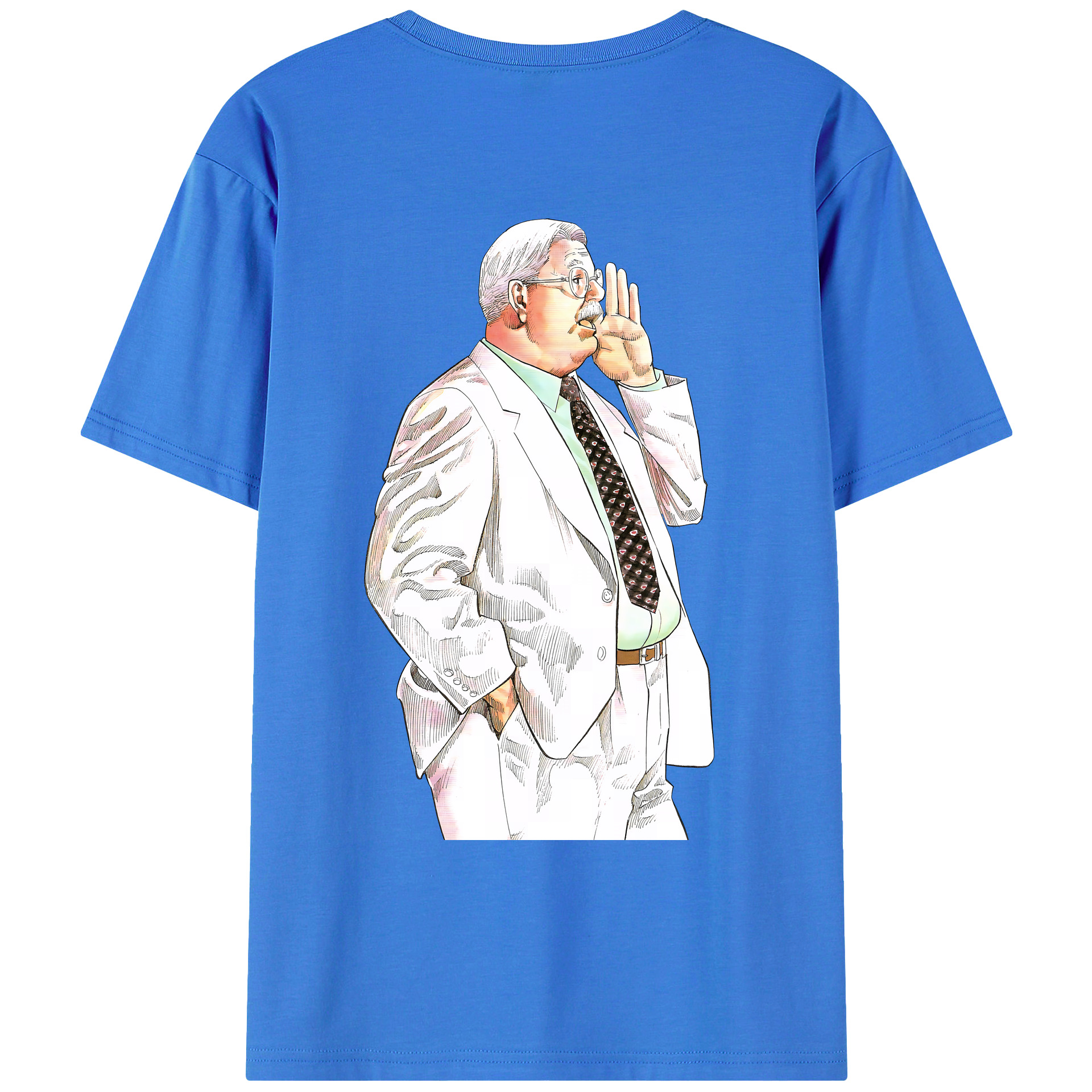 （画像用） SLAM DUNK／スラムダンク 綿100％ メンズ半袖Tシャツ（バックプリント） 通気性