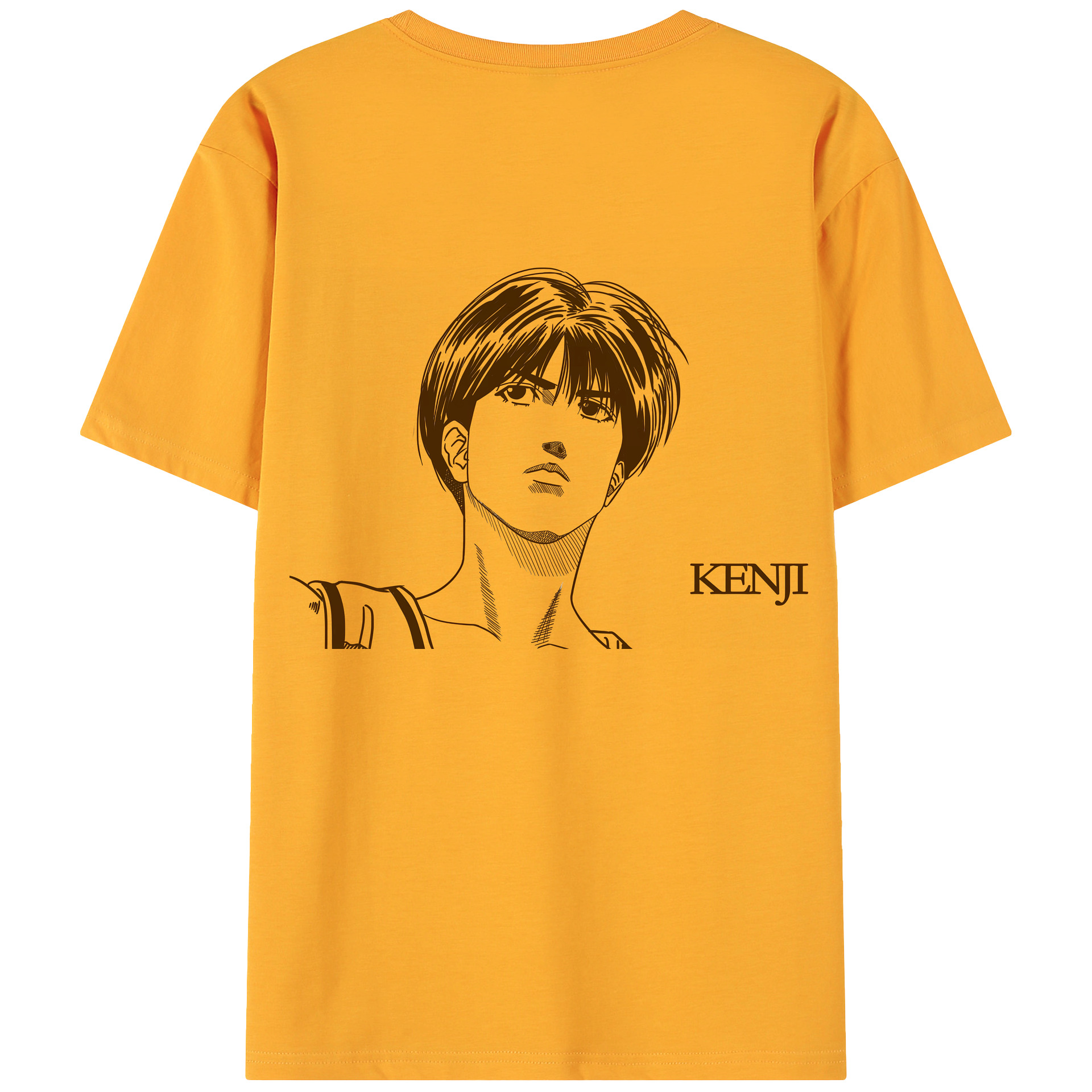 （画像用） SLAM DUNK／スラムダンク 綿100％ メンズ半袖Tシャツ（バックプリント） 通気性