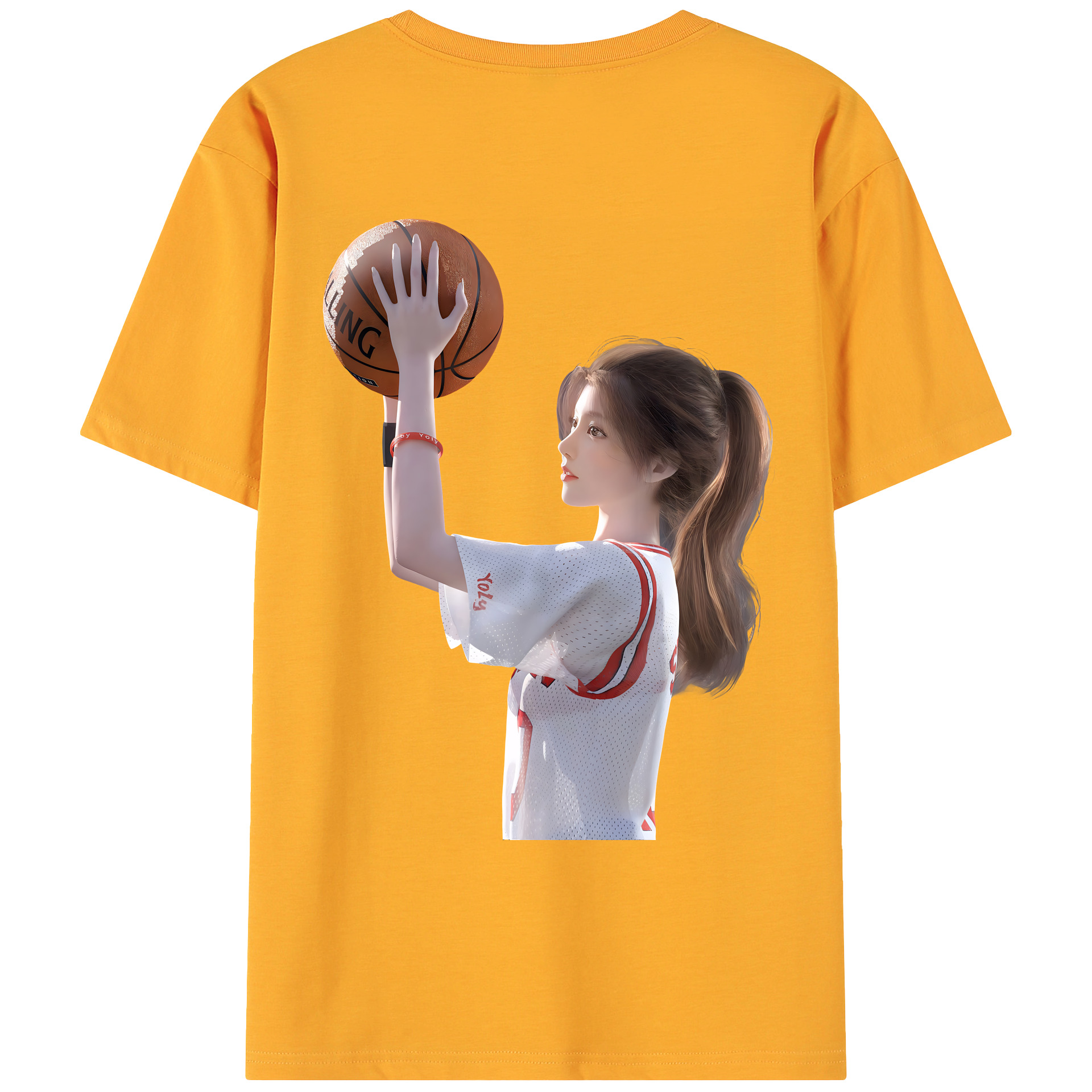（画像用） SLAM DUNK／スラムダンク 綿100％ メンズ半袖Tシャツ（バックプリント） 通気性