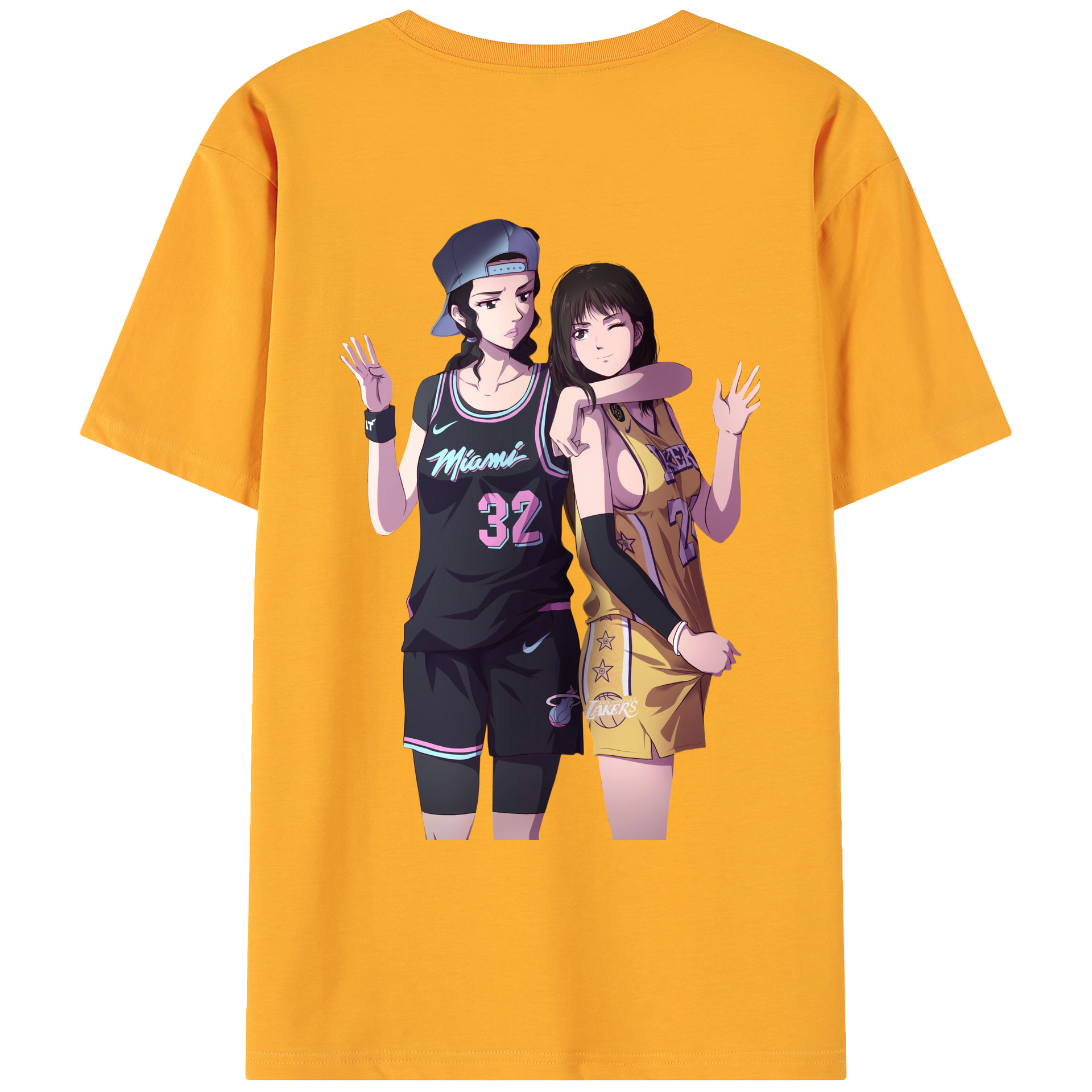 （画像用） SLAM DUNK／スラムダンク 綿100％ メンズ半袖Tシャツ（バックプリント） 通気性