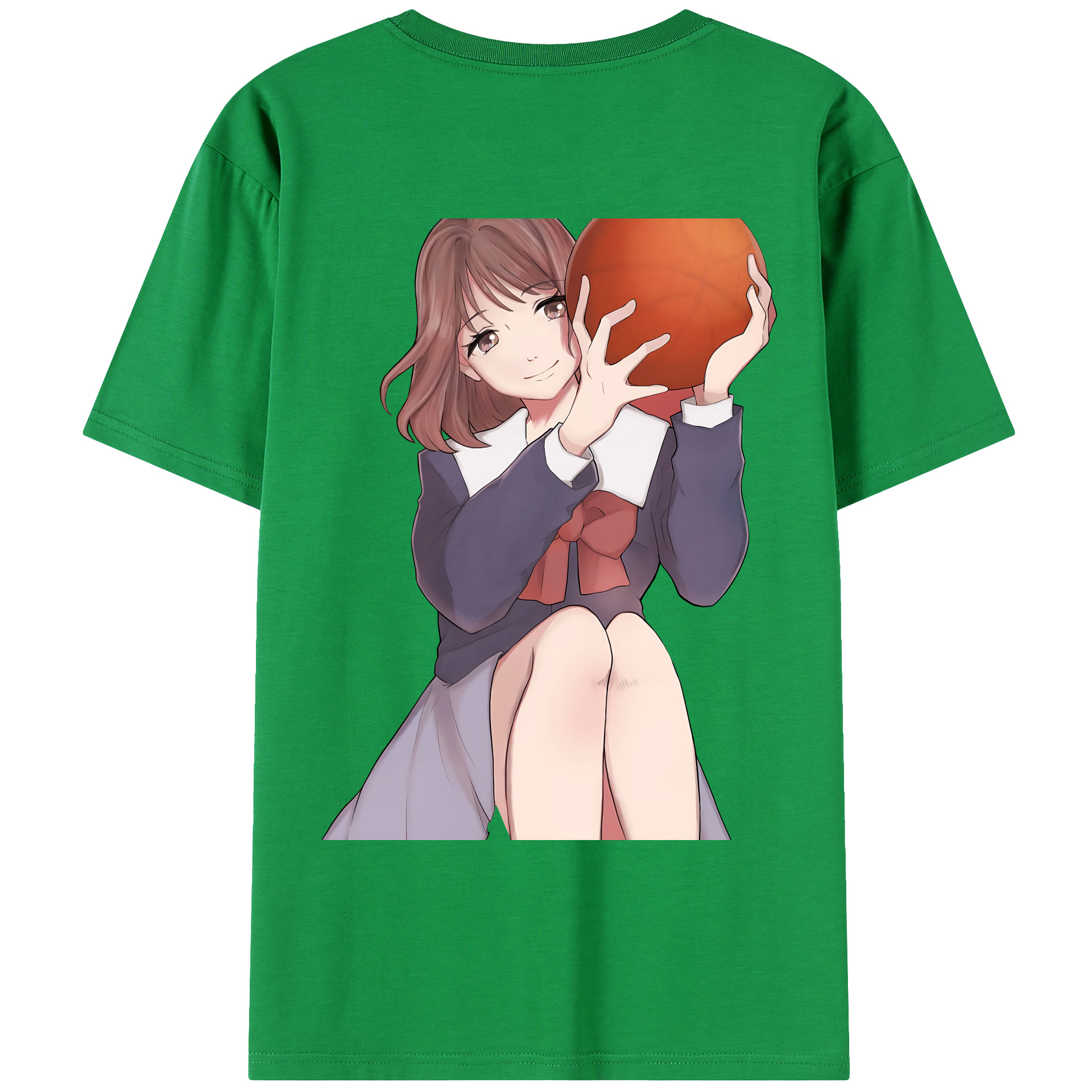 （画像用） SLAM DUNK／スラムダンク 綿100％ メンズ半袖Tシャツ（バックプリント） 通気性