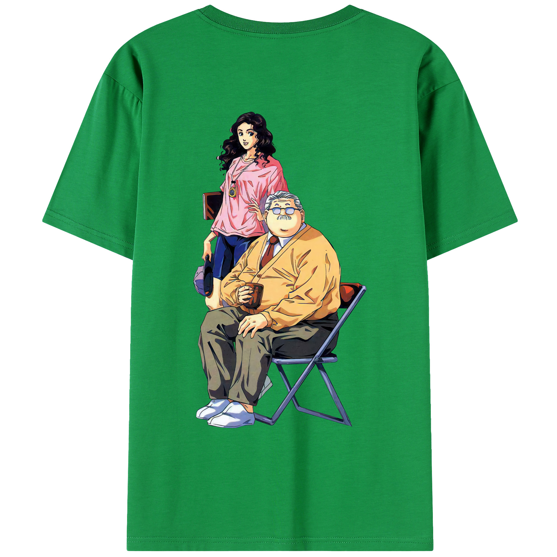 （画像用） SLAM DUNK／スラムダンク 綿100％ メンズ半袖Tシャツ（バックプリント） 通気性