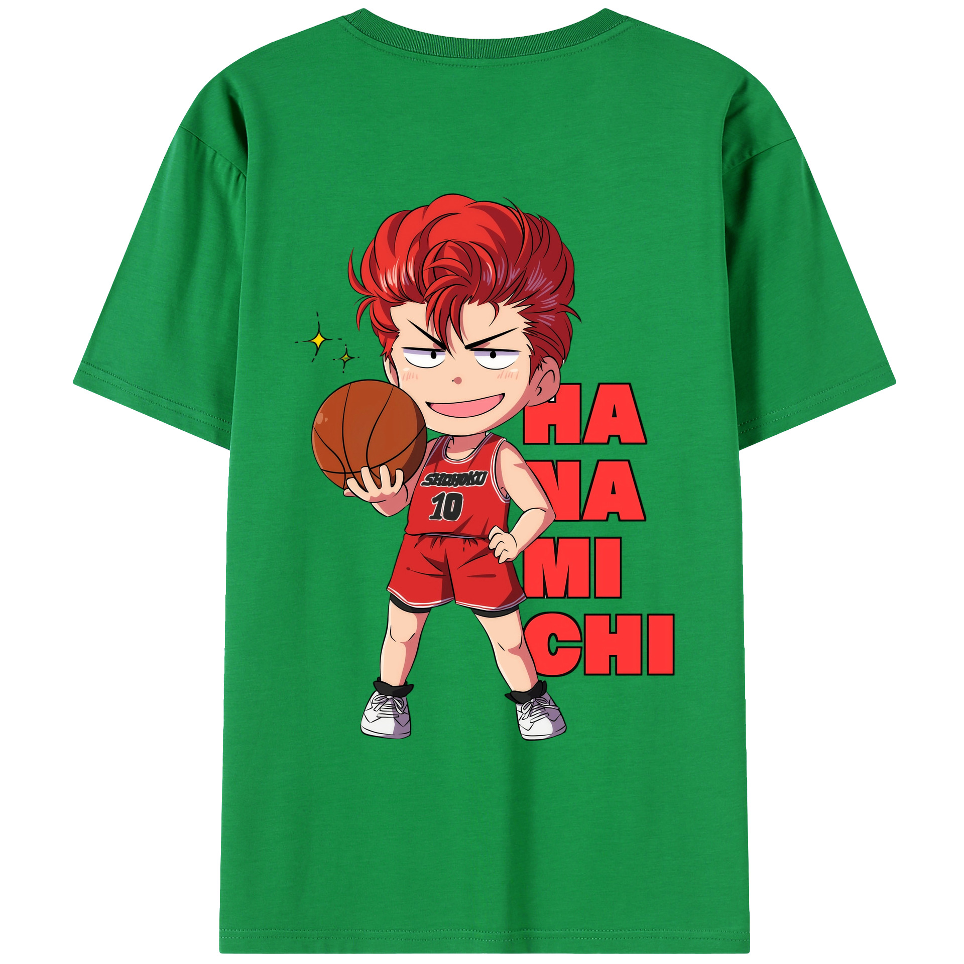 （画像用） SLAM DUNK／スラムダンク 綿100％ メンズ半袖Tシャツ（バックプリント） 通気性