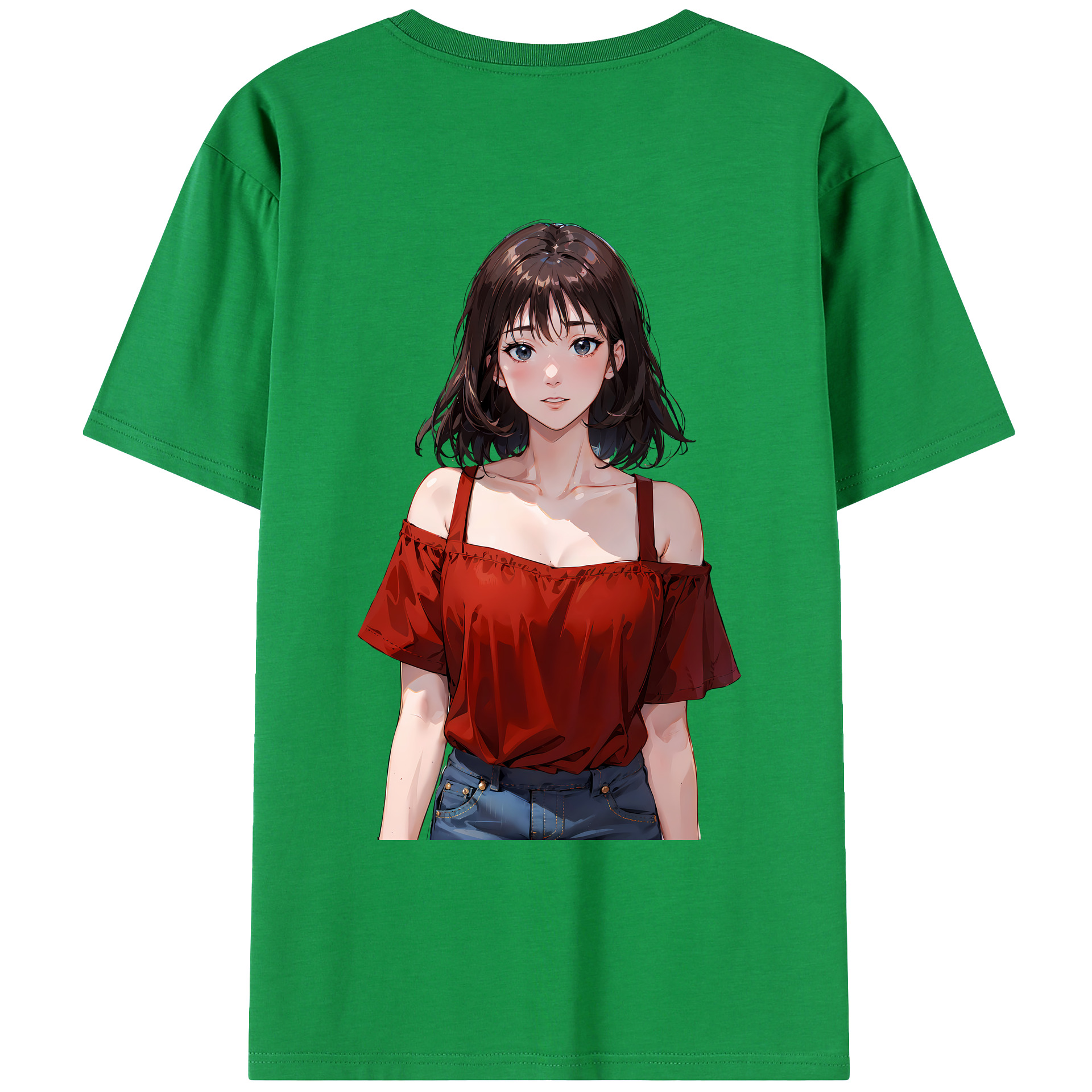 （画像用） SLAM DUNK／スラムダンク 綿100％ メンズ半袖Tシャツ（バックプリント） 通気性