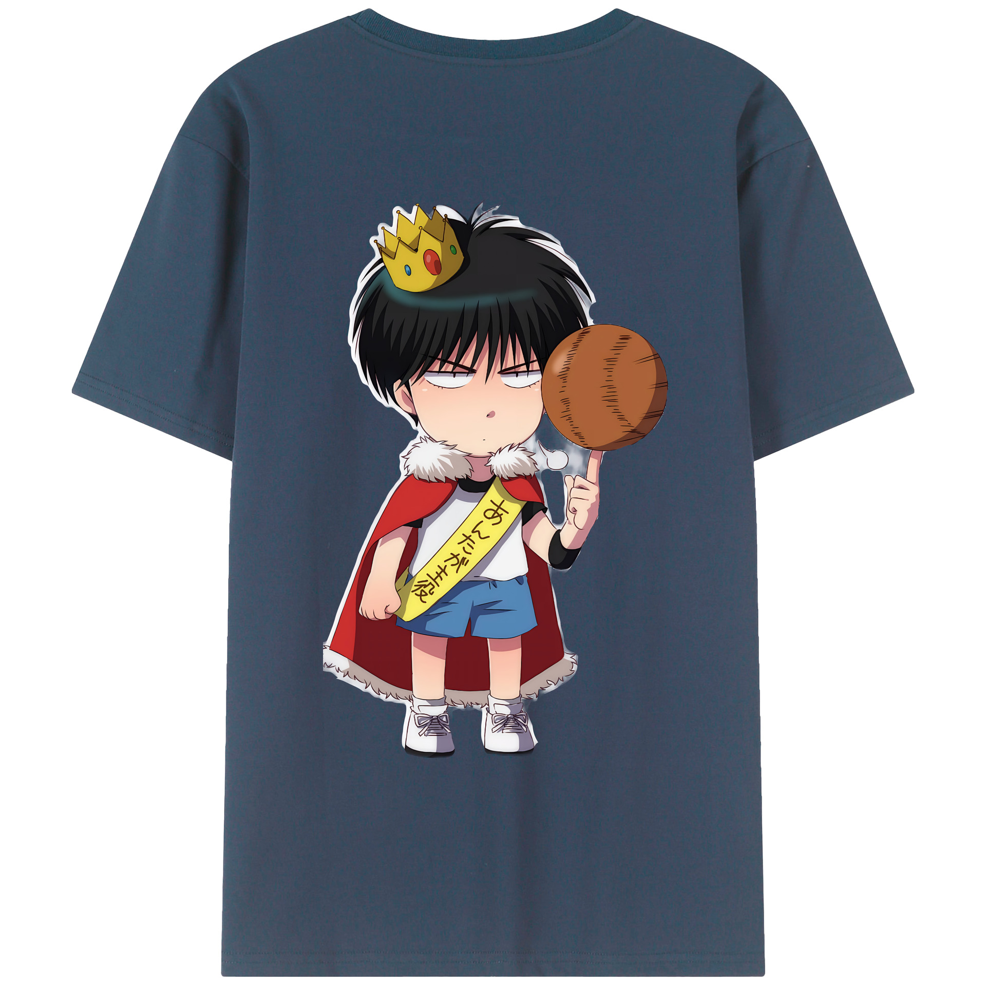 （画像用） SLAM DUNK／スラムダンク 綿100％ メンズ半袖Tシャツ（バックプリント） 通気性