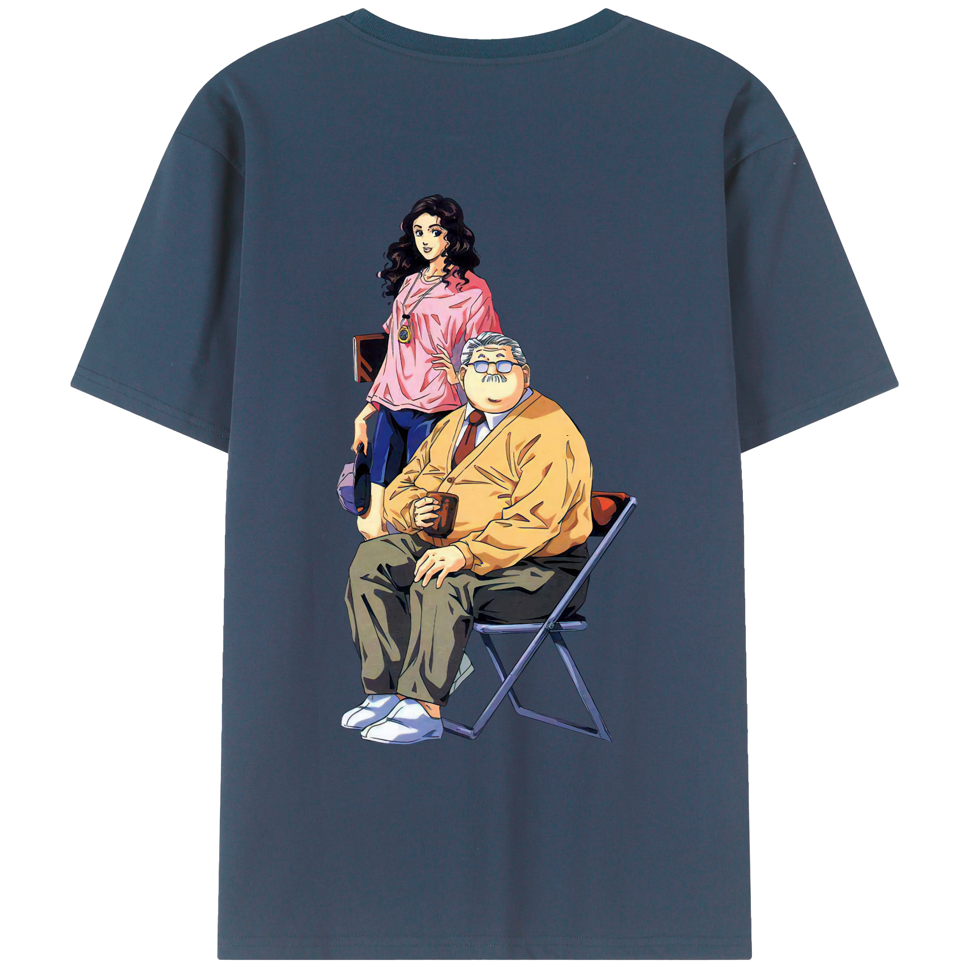 （画像用） SLAM DUNK／スラムダンク 綿100％ メンズ半袖Tシャツ（バックプリント） 通気性
