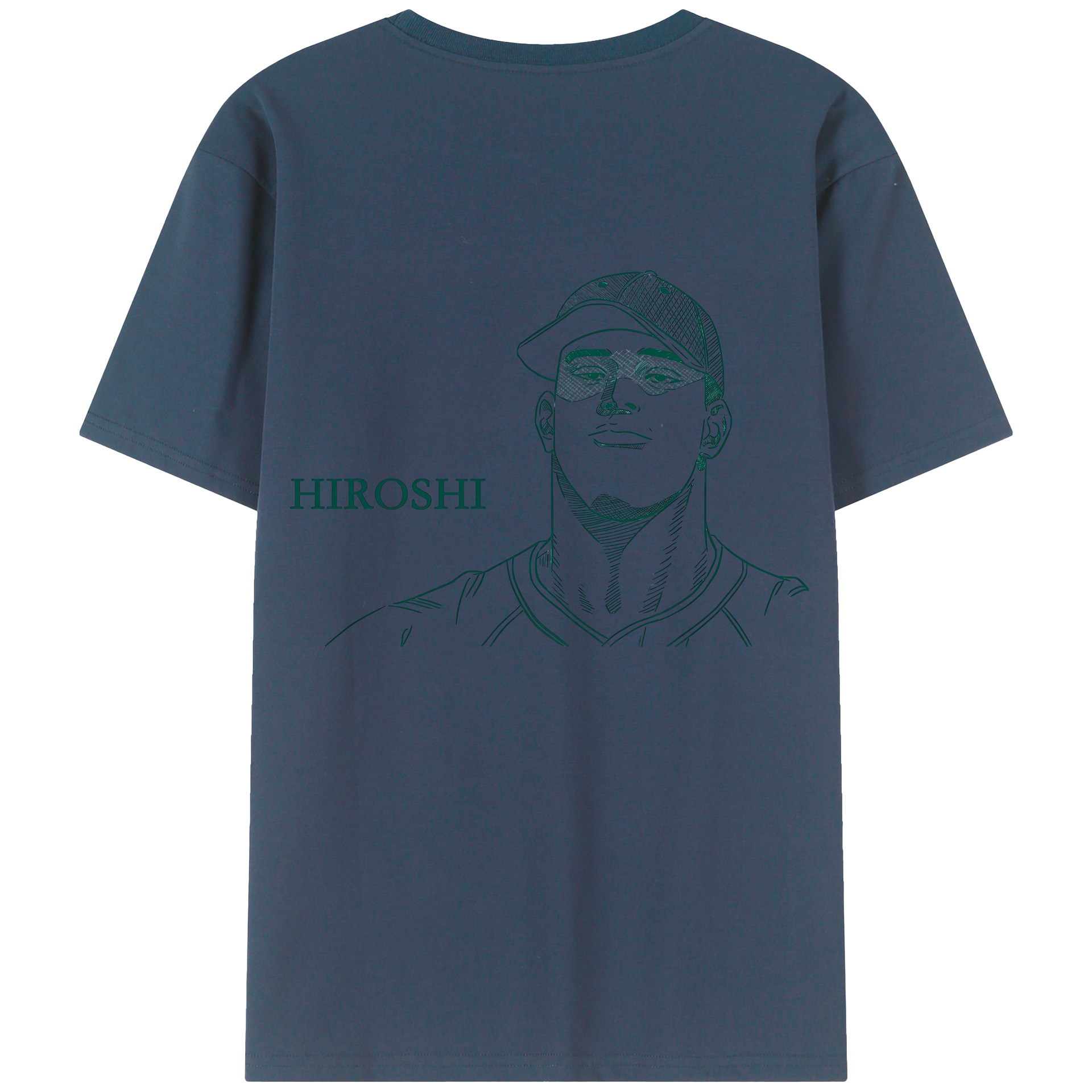 （画像用） SLAM DUNK／スラムダンク 綿100％ メンズ半袖Tシャツ（バックプリント） 通気性