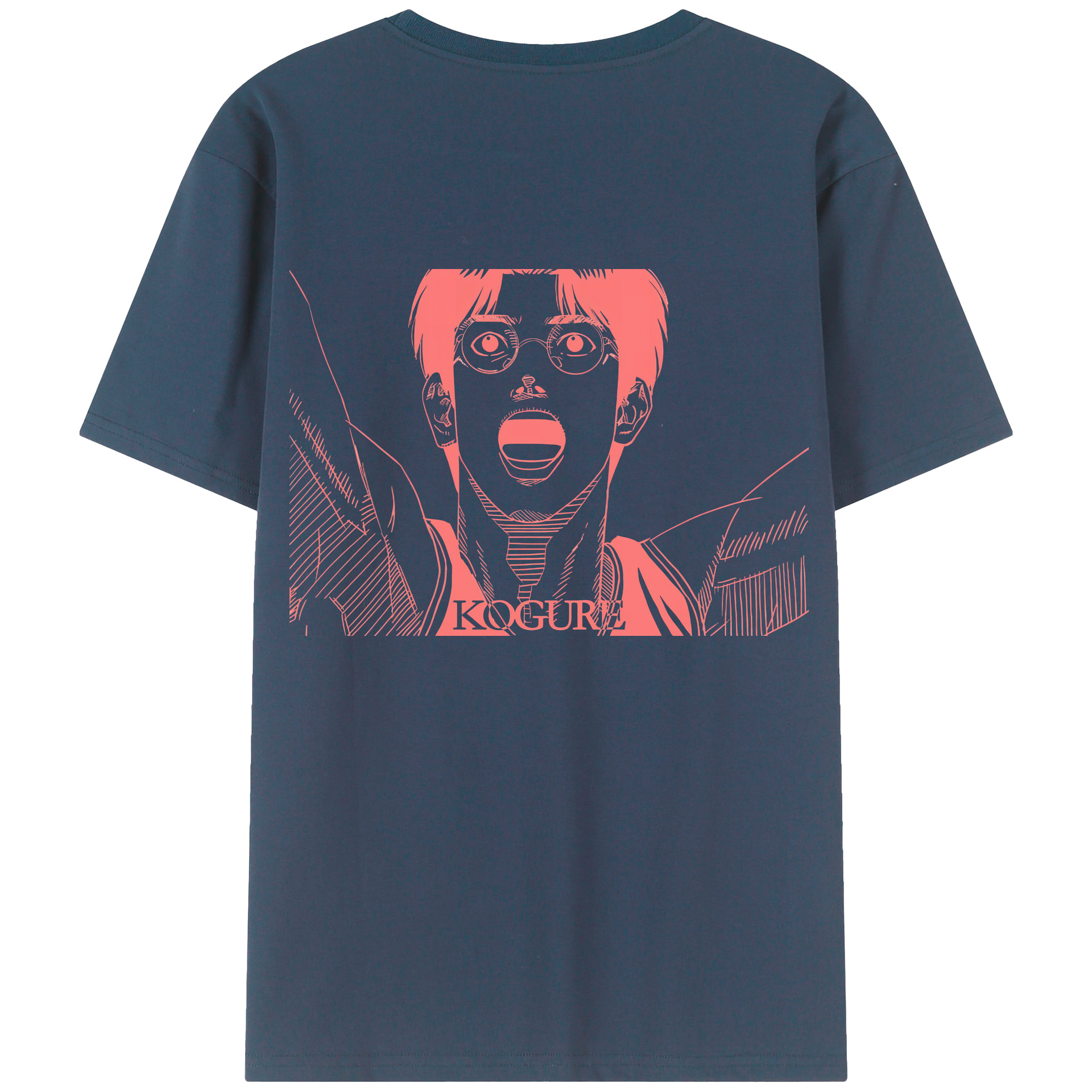 （画像用） SLAM DUNK／スラムダンク 綿100％ メンズ半袖Tシャツ（バックプリント） 通気性