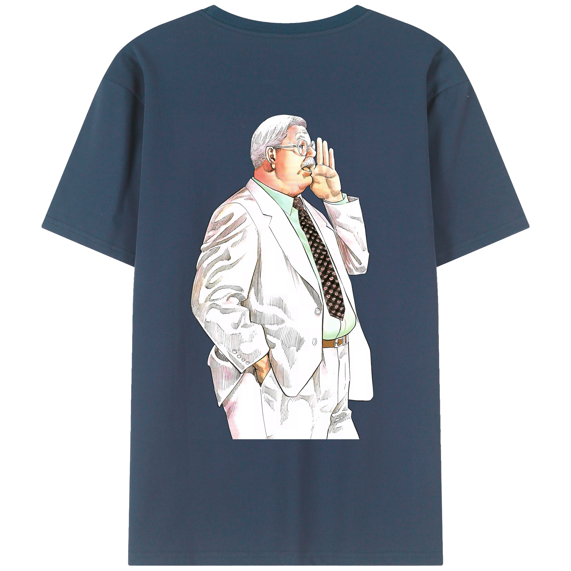 （画像用） SLAM DUNK／スラムダンク 綿100％ メンズ半袖Tシャツ（バックプリント） 通気性