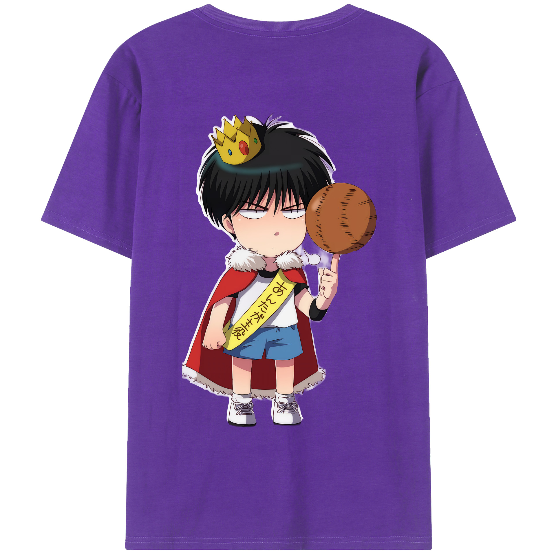 （画像用） SLAM DUNK／スラムダンク 綿100％ メンズ半袖Tシャツ（バックプリント） 通気性