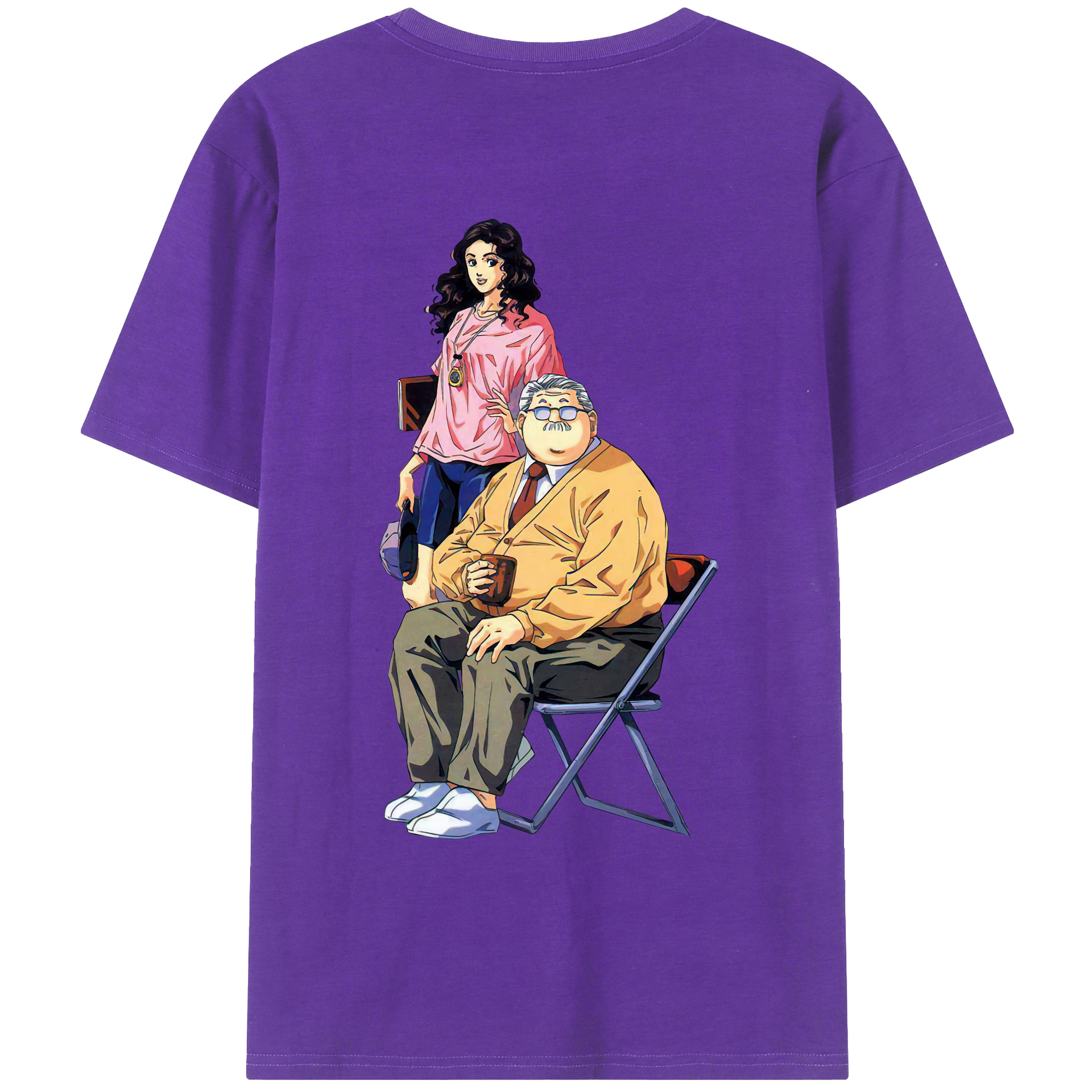 （画像用） SLAM DUNK／スラムダンク 綿100％ メンズ半袖Tシャツ（バックプリント） 通気性