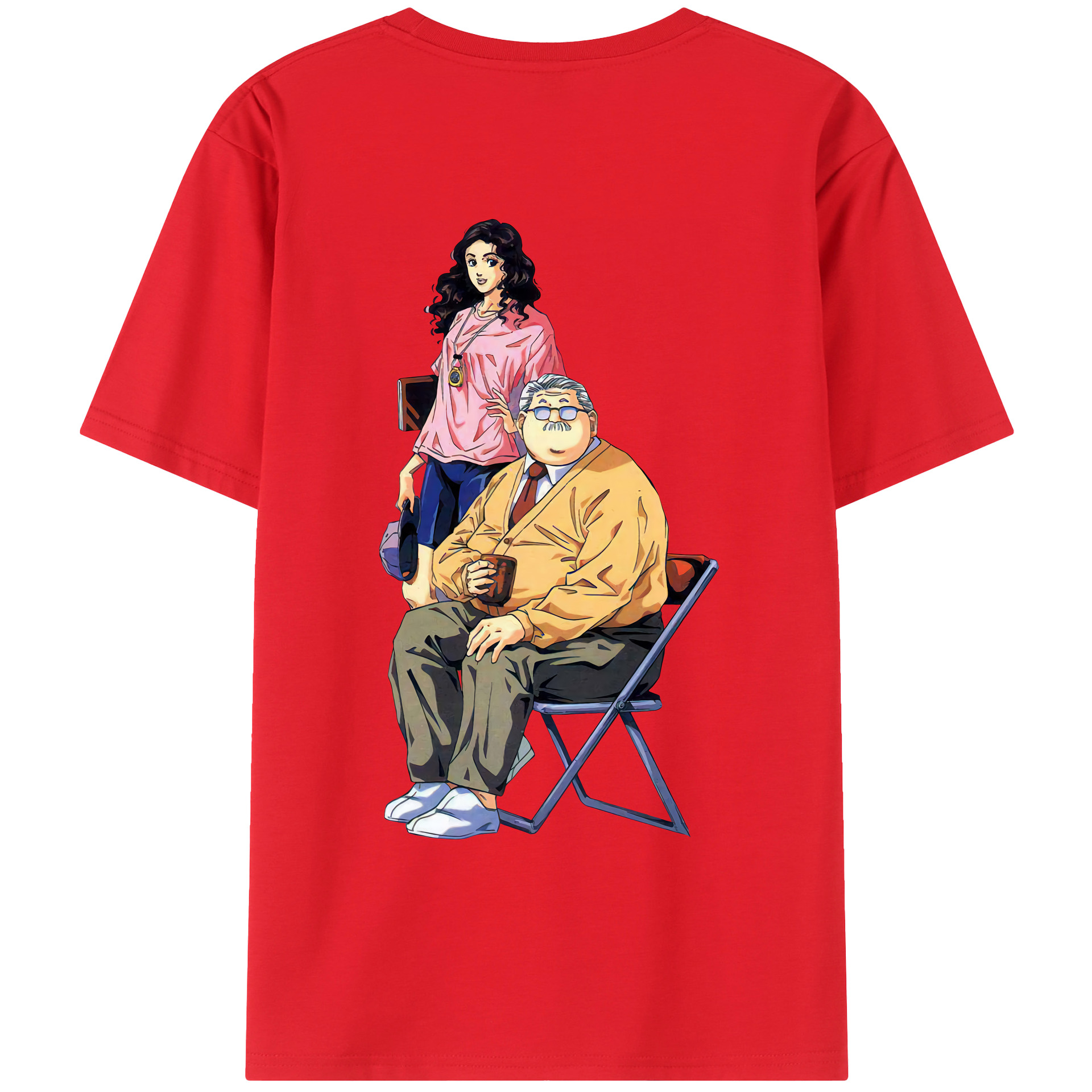 （画像用） SLAM DUNK／スラムダンク 綿100％ メンズ半袖Tシャツ（バックプリント） 通気性
