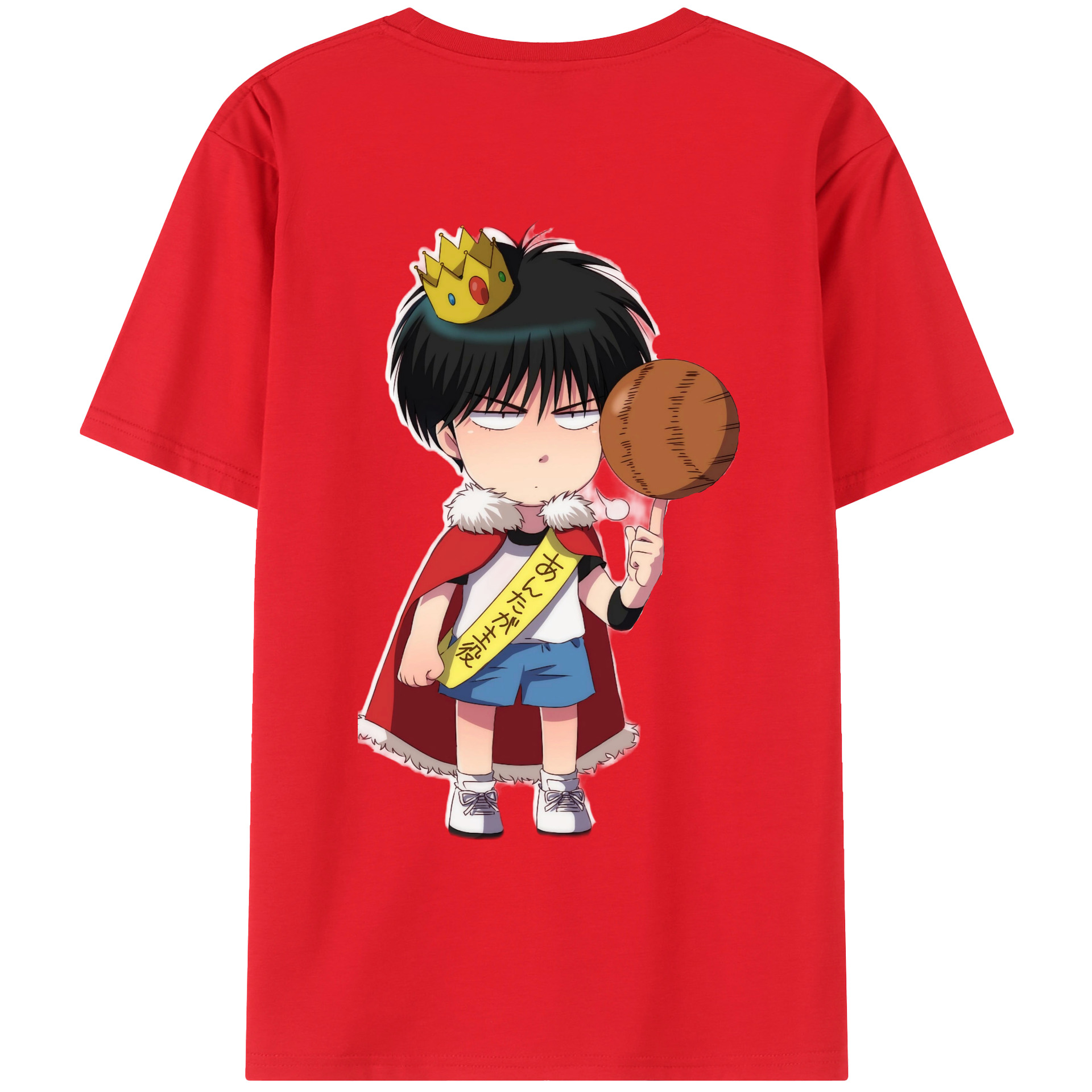 （画像用） SLAM DUNK／スラムダンク 綿100％ メンズ半袖Tシャツ（バックプリント） 通気性