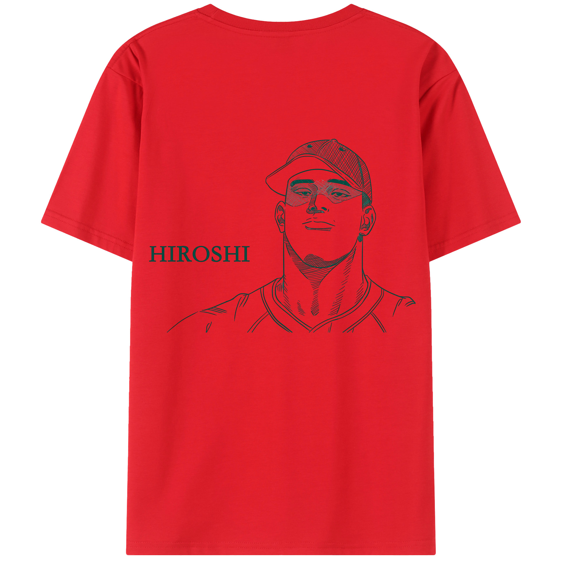 （画像用） SLAM DUNK／スラムダンク 綿100％ メンズ半袖Tシャツ（バックプリント） 通気性
