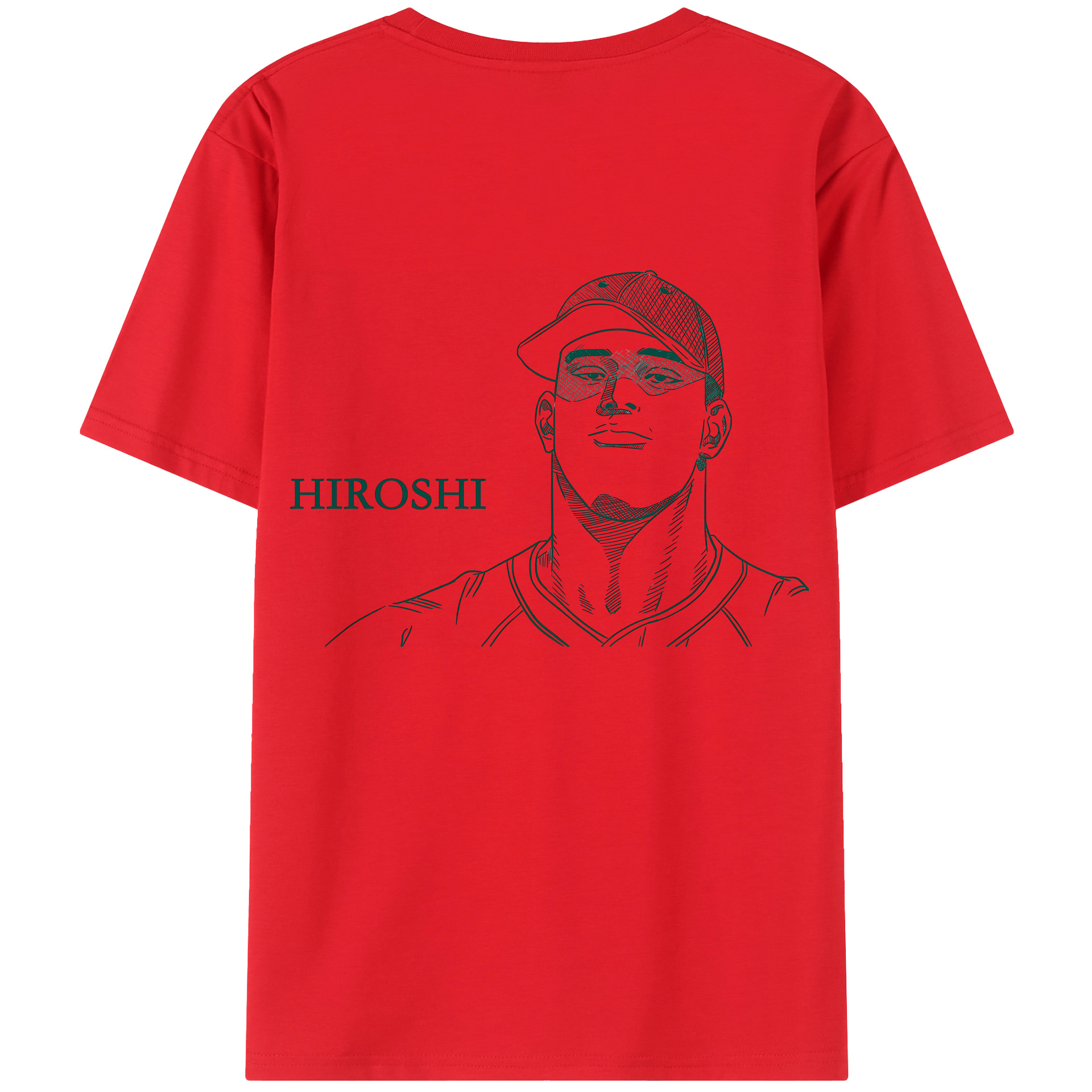 （画像用） SLAM DUNK／スラムダンク 綿100％ メンズ半袖Tシャツ（バックプリント） 通気性